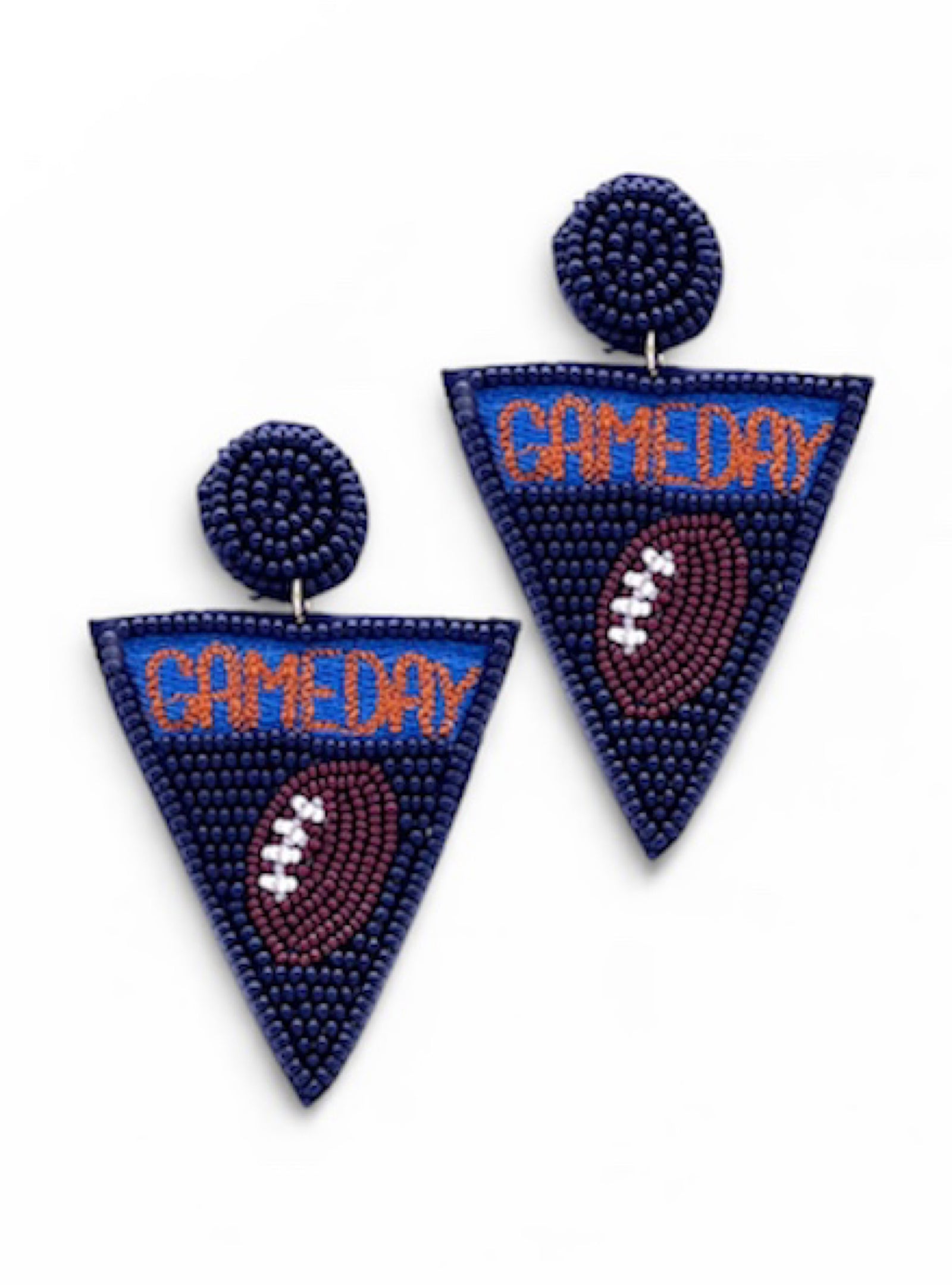 Game Day Glam Seed Bead Earrings