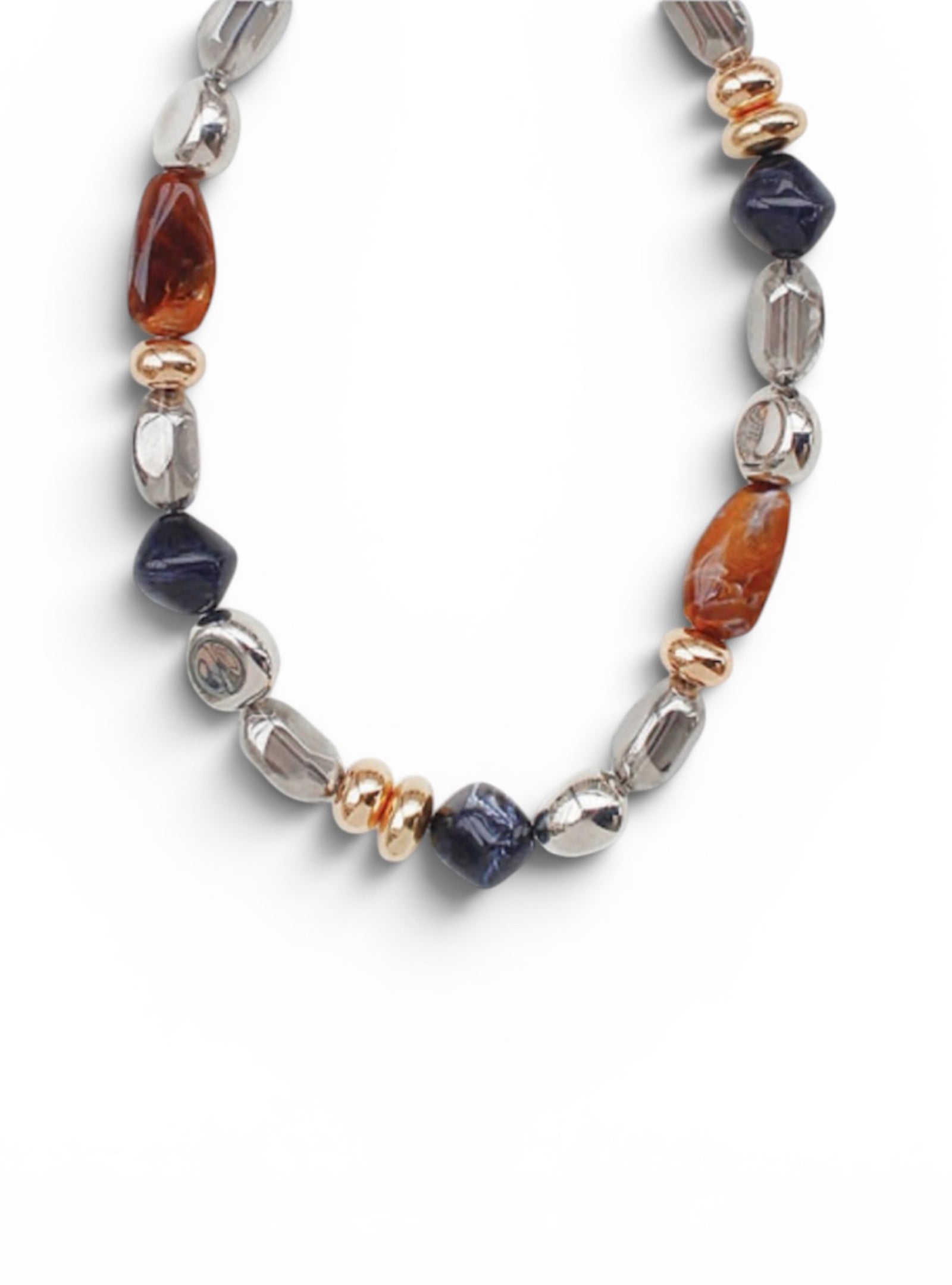 Every Shape Tells A Story Acrylic Beaded Necklace
