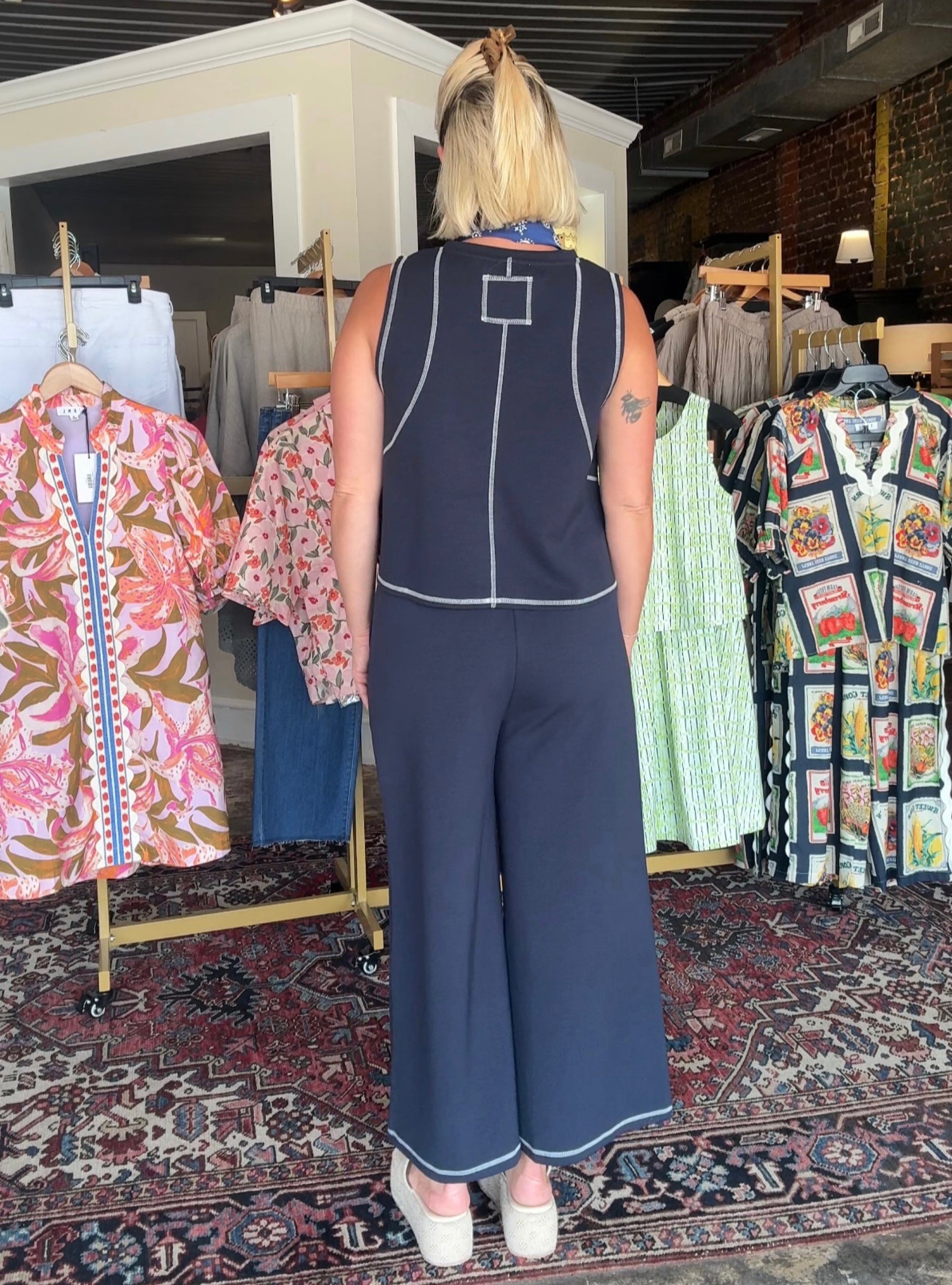 Navy Is The New Neutral Matching Set