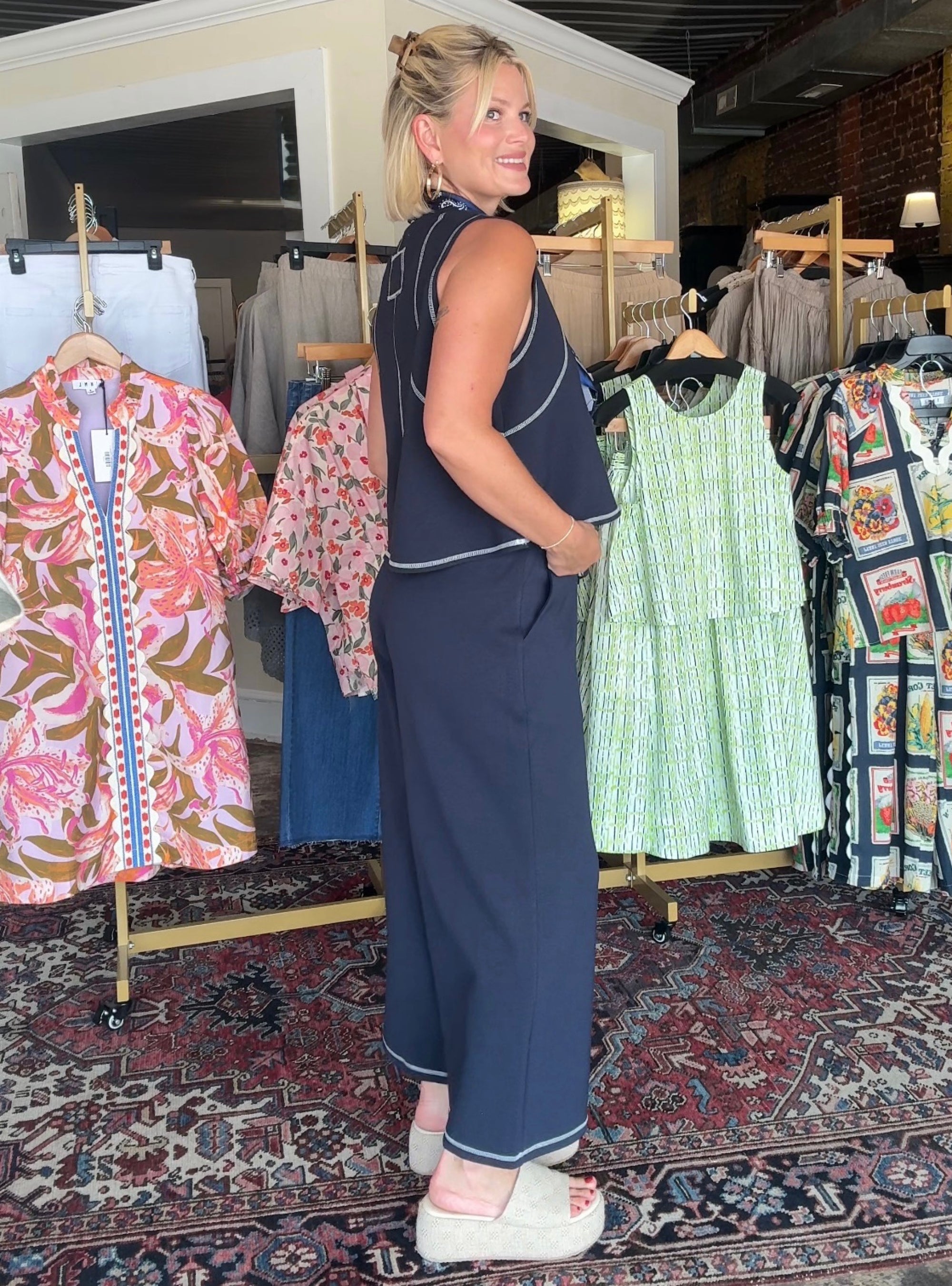 Navy Is The New Neutral Matching Set