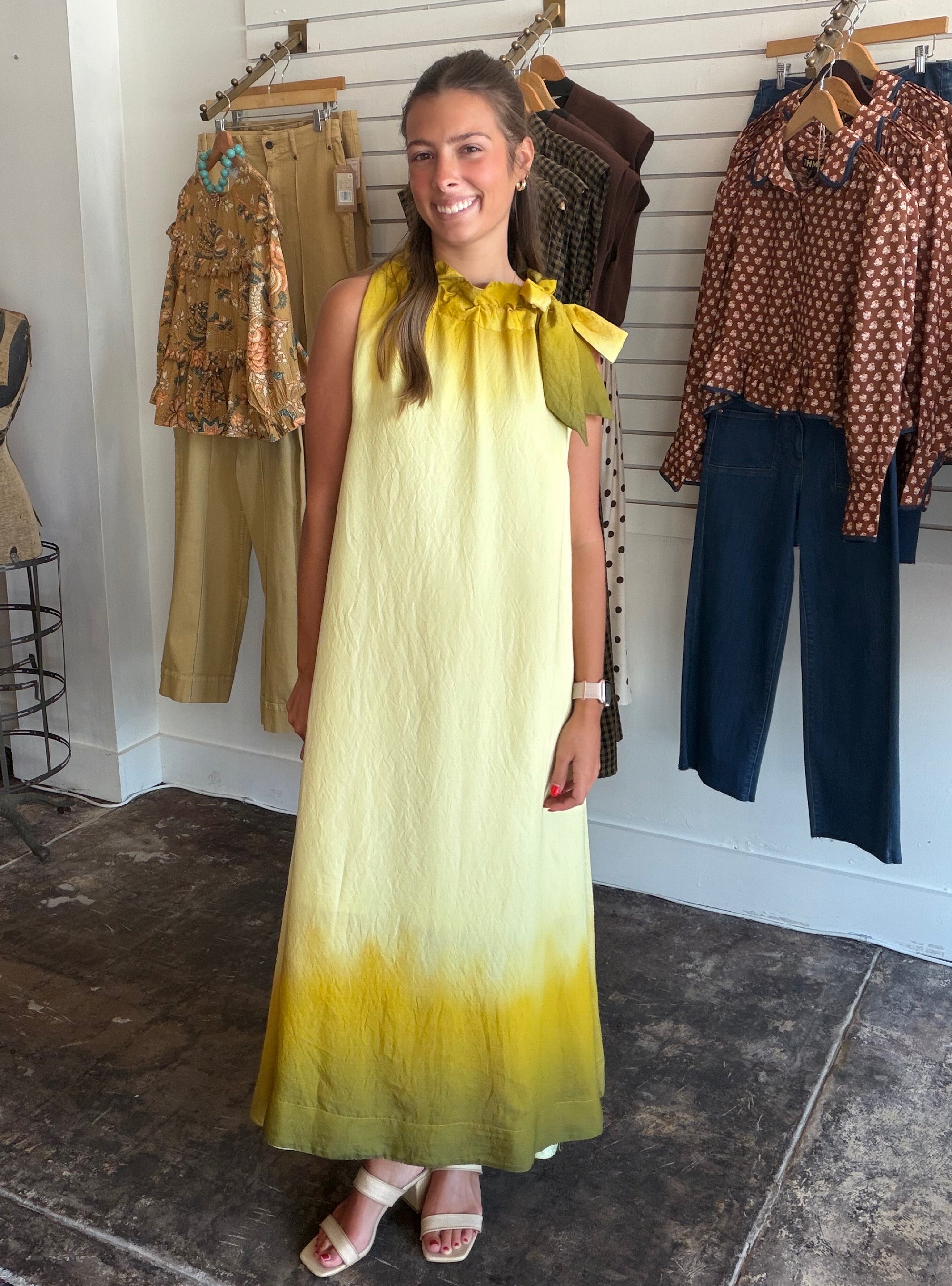 Making A Gradient Impression Maxi Dress