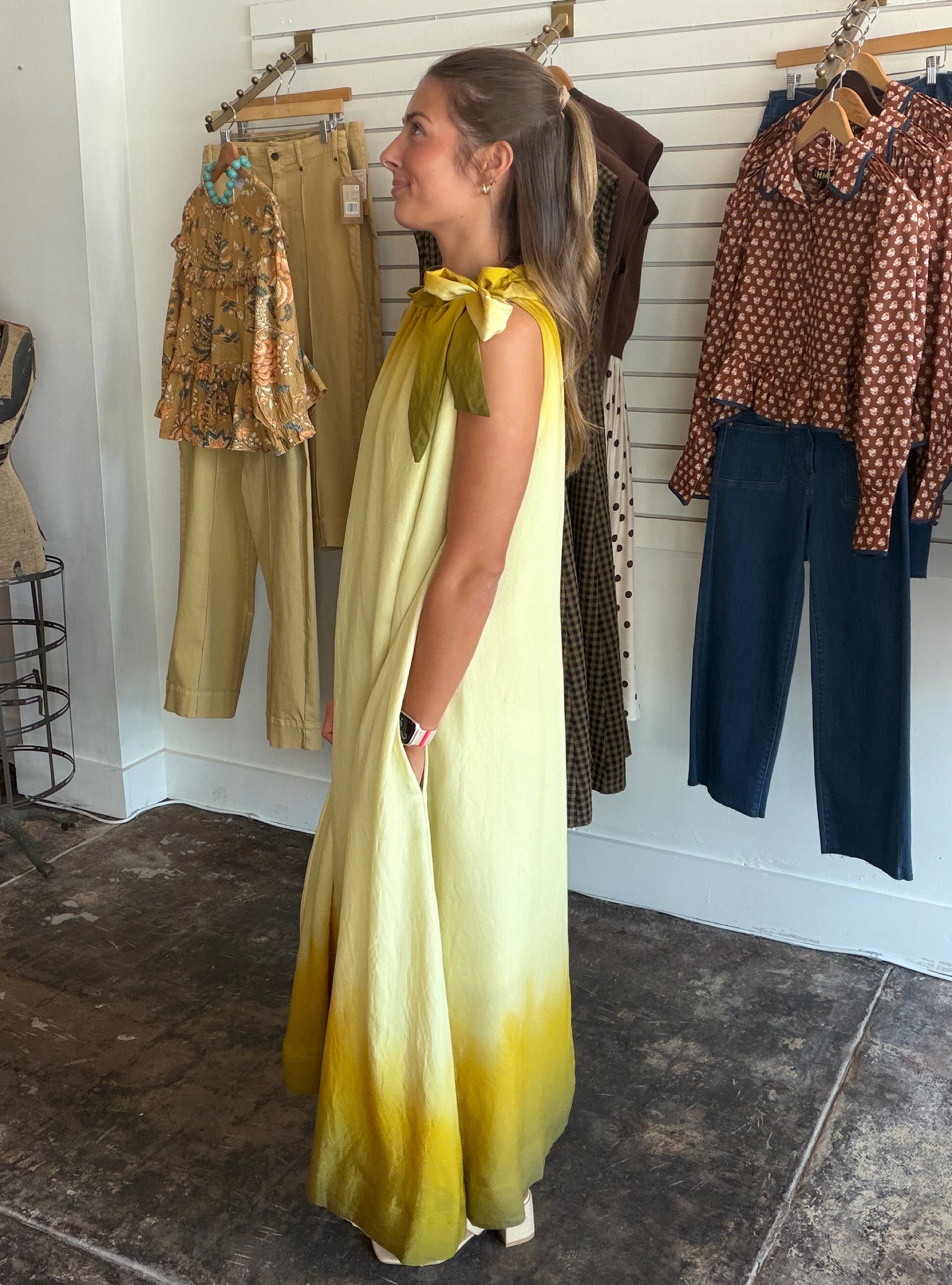 Making A Gradient Impression Maxi Dress