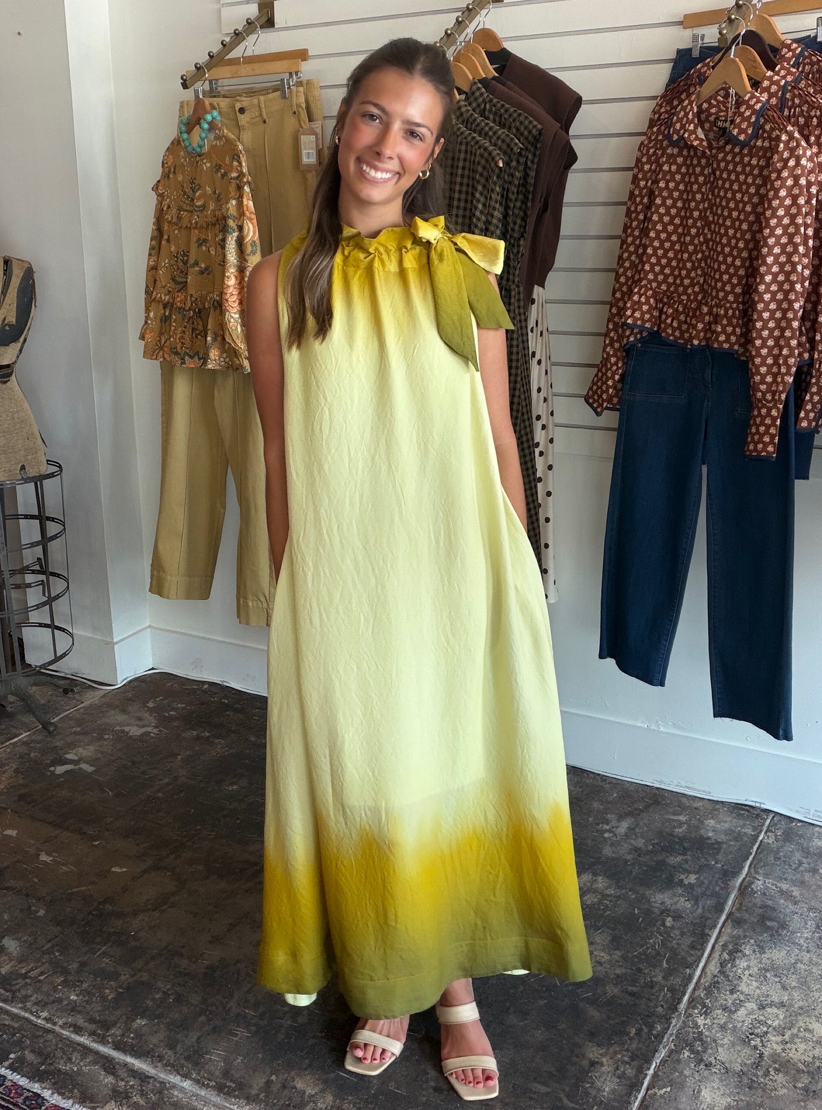 Making A Gradient Impression Maxi Dress