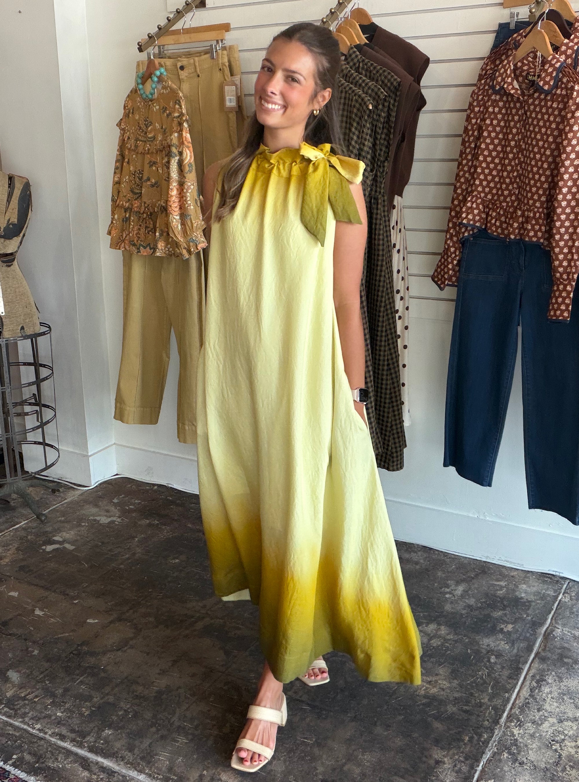Making A Gradient Impression Maxi Dress