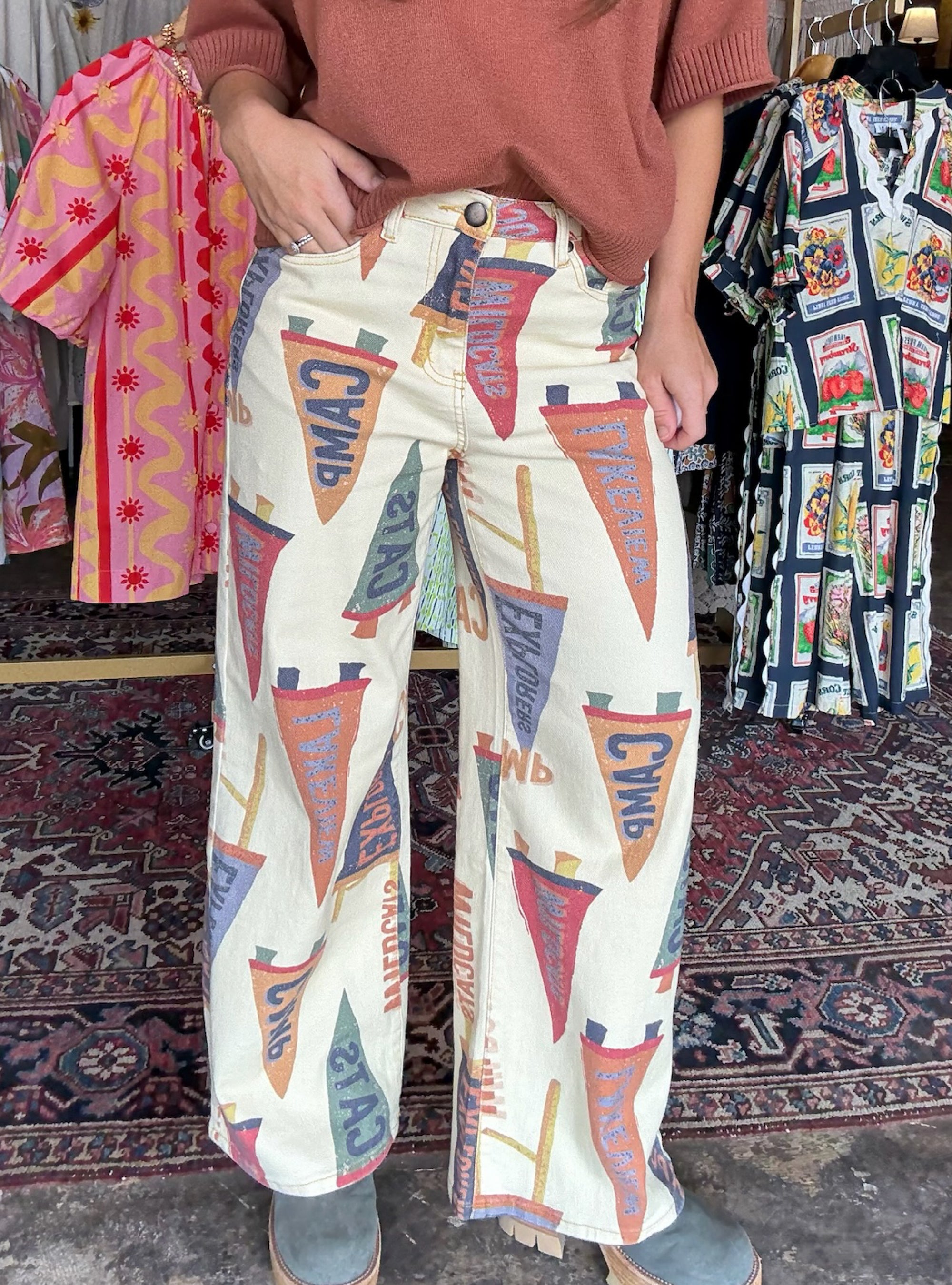 Flagging Down All The Compliments Pant