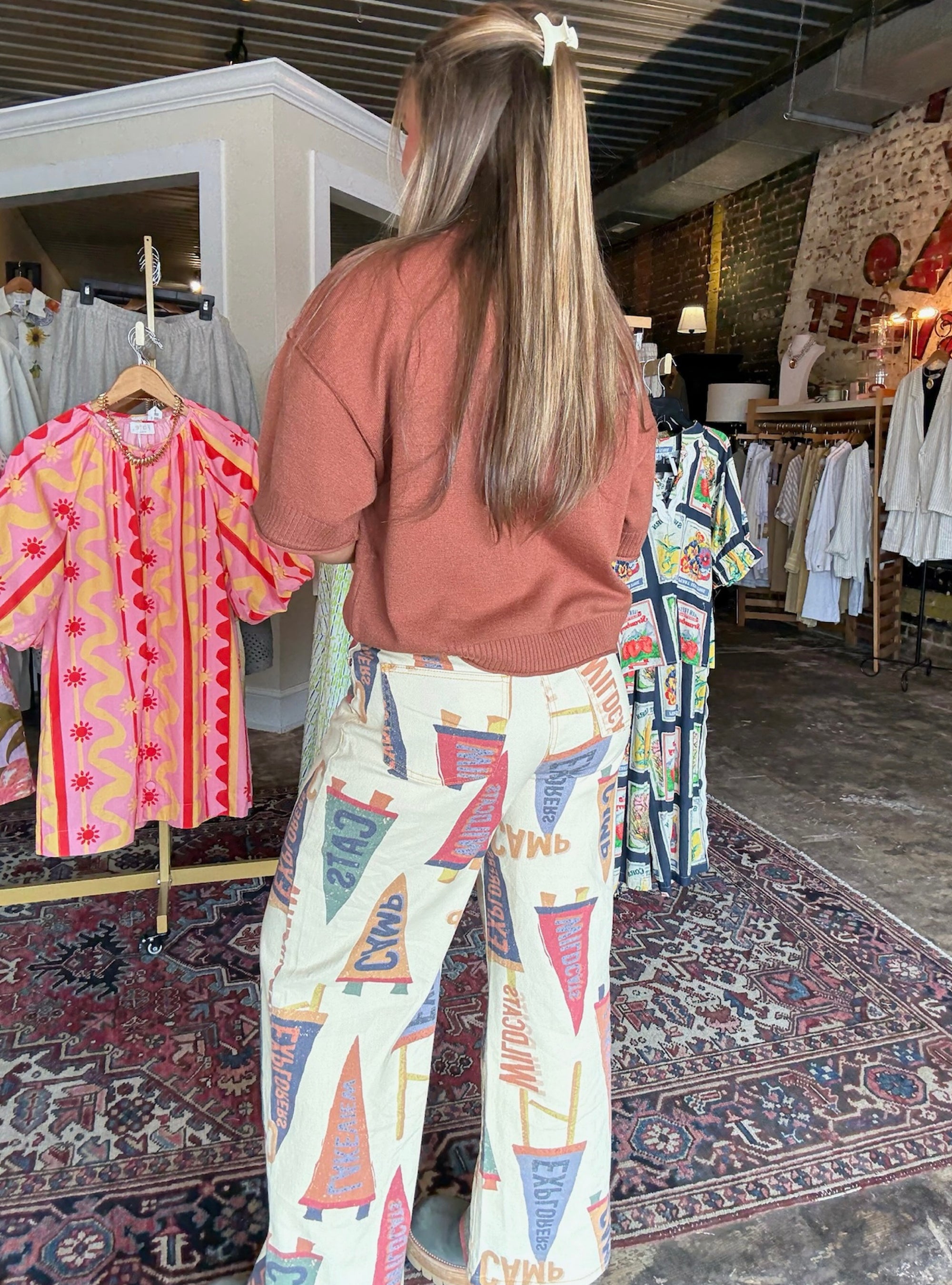 Flagging Down All The Compliments Pant