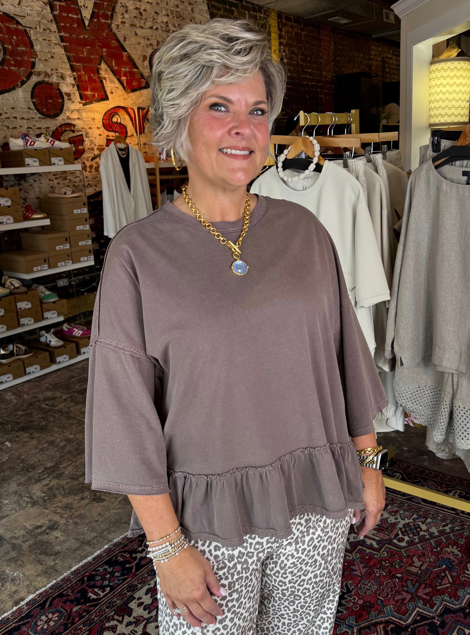 Ruffle Up Your Casual Look Top