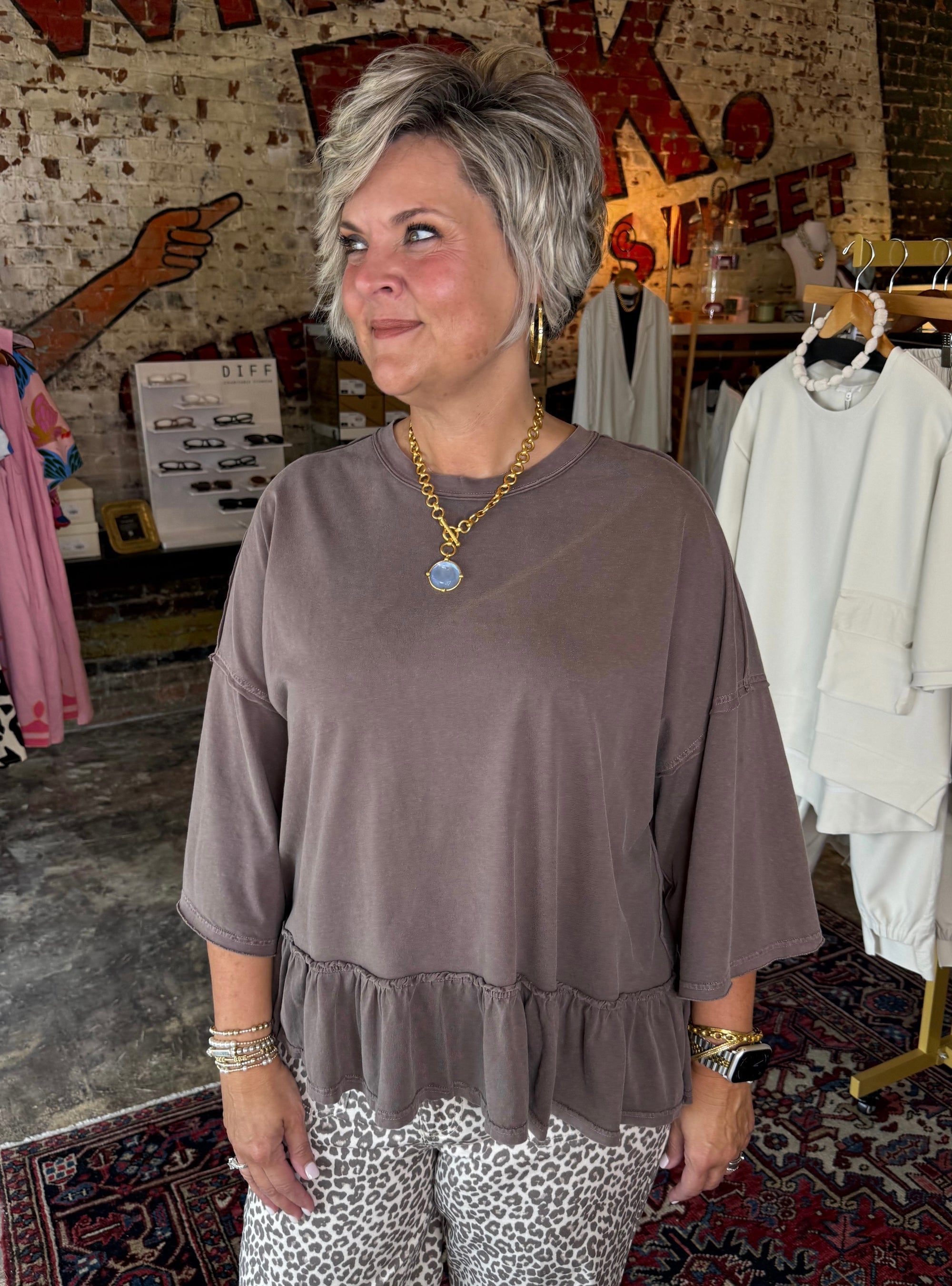 Ruffle Up Your Casual Look Top