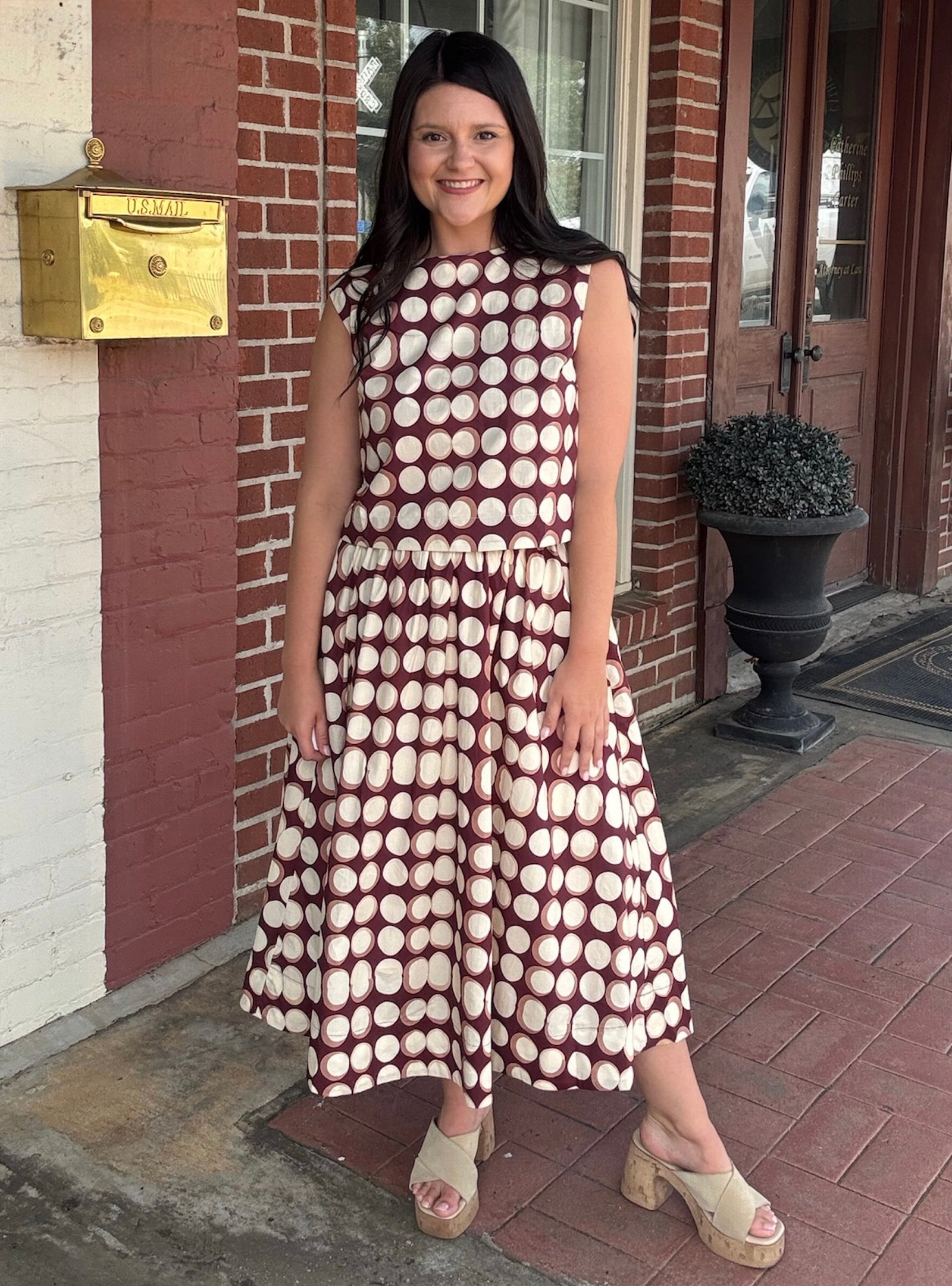 Sweet Spot Polka Dot Skirt Set