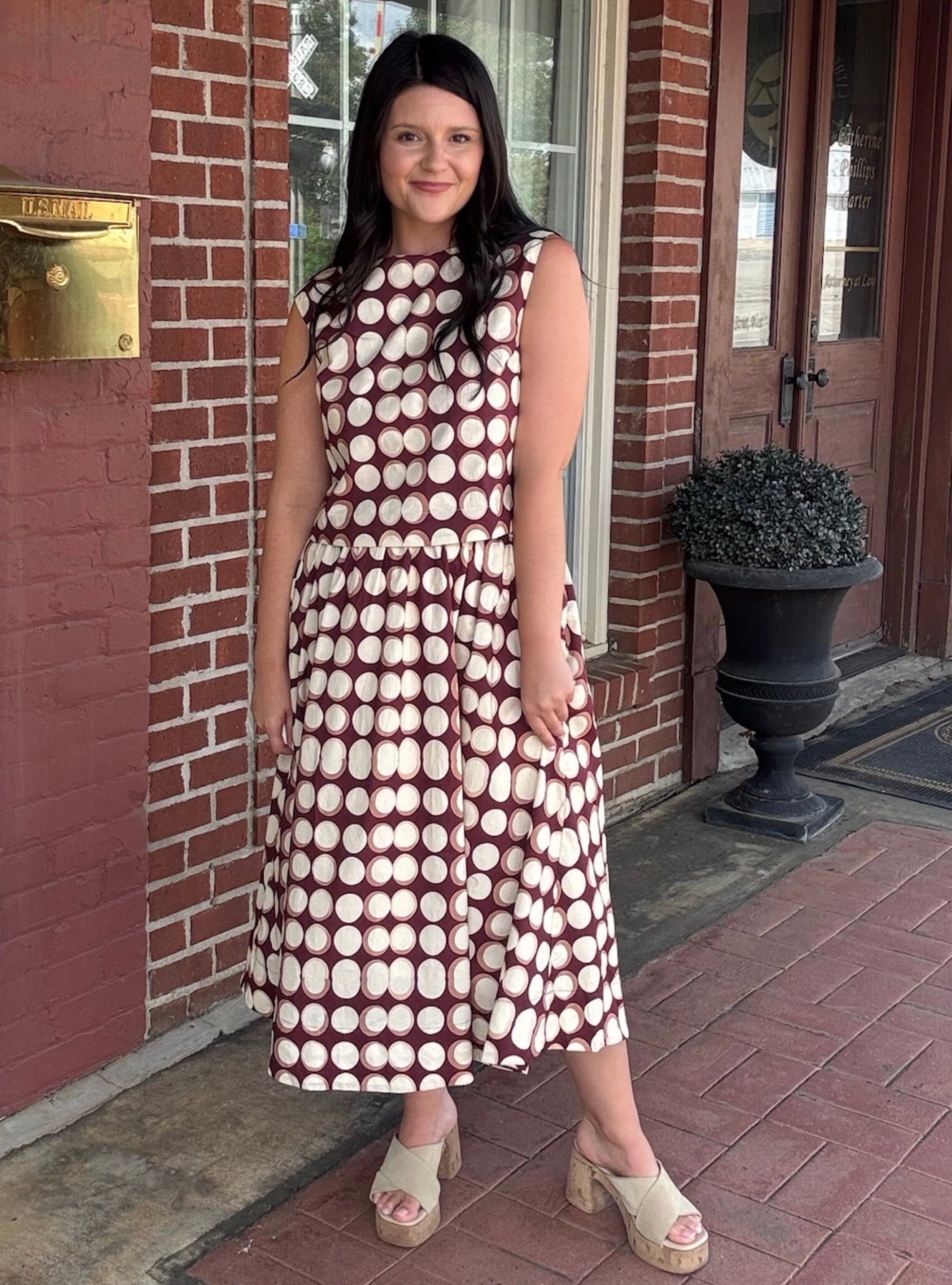 Sweet Spot Polka Dot Skirt Set