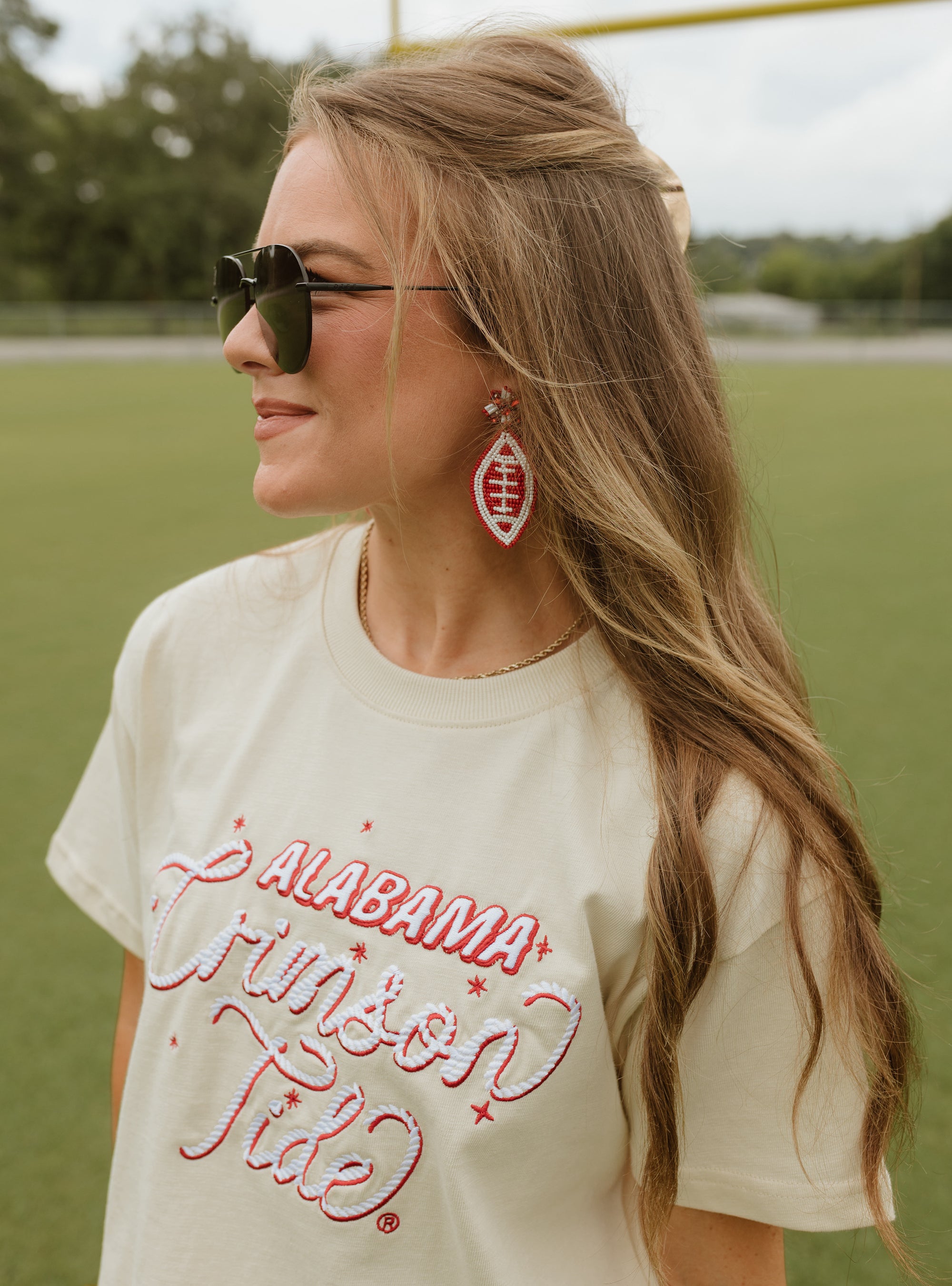 Ready To Tackle The Tailgate Earrings