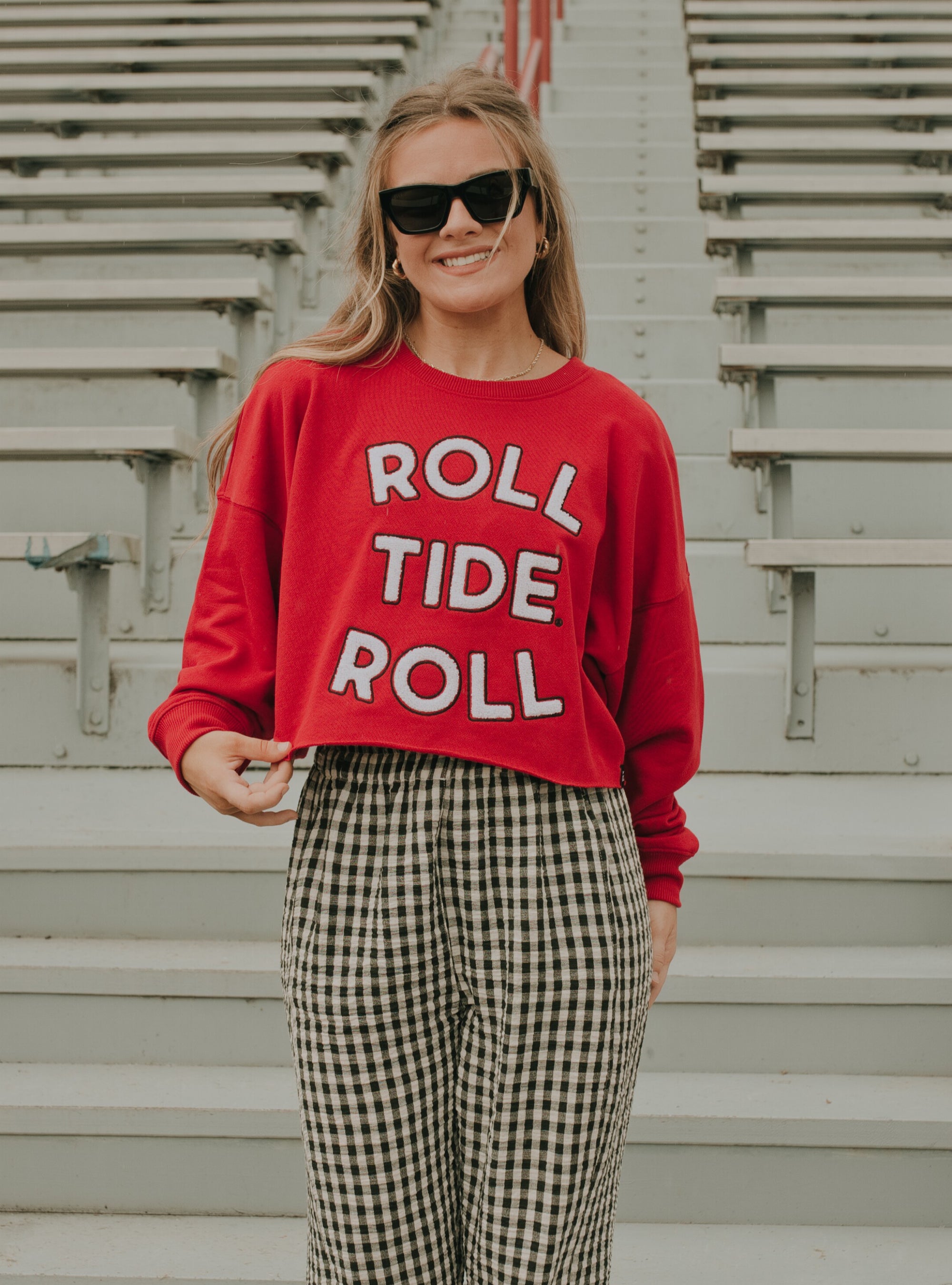 Game Day Social Alabama Perkins Chenille Sweatshirt