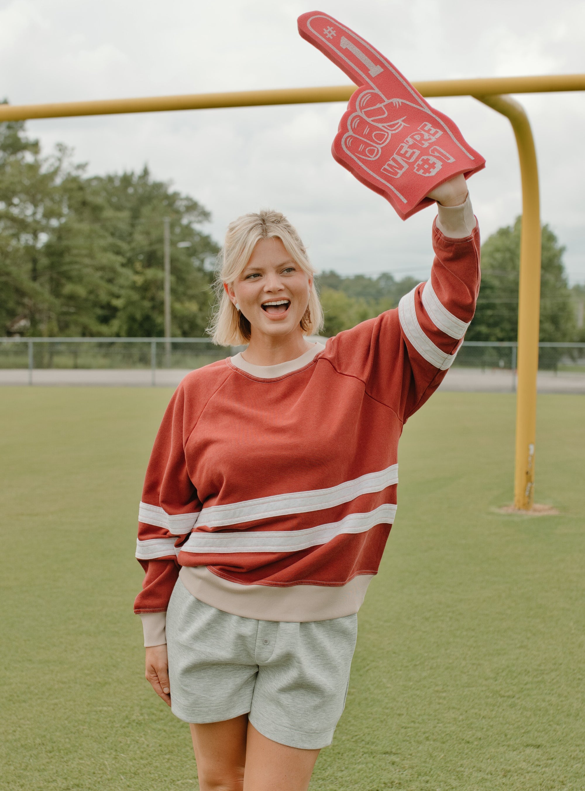 Crimson Comfort Pullover