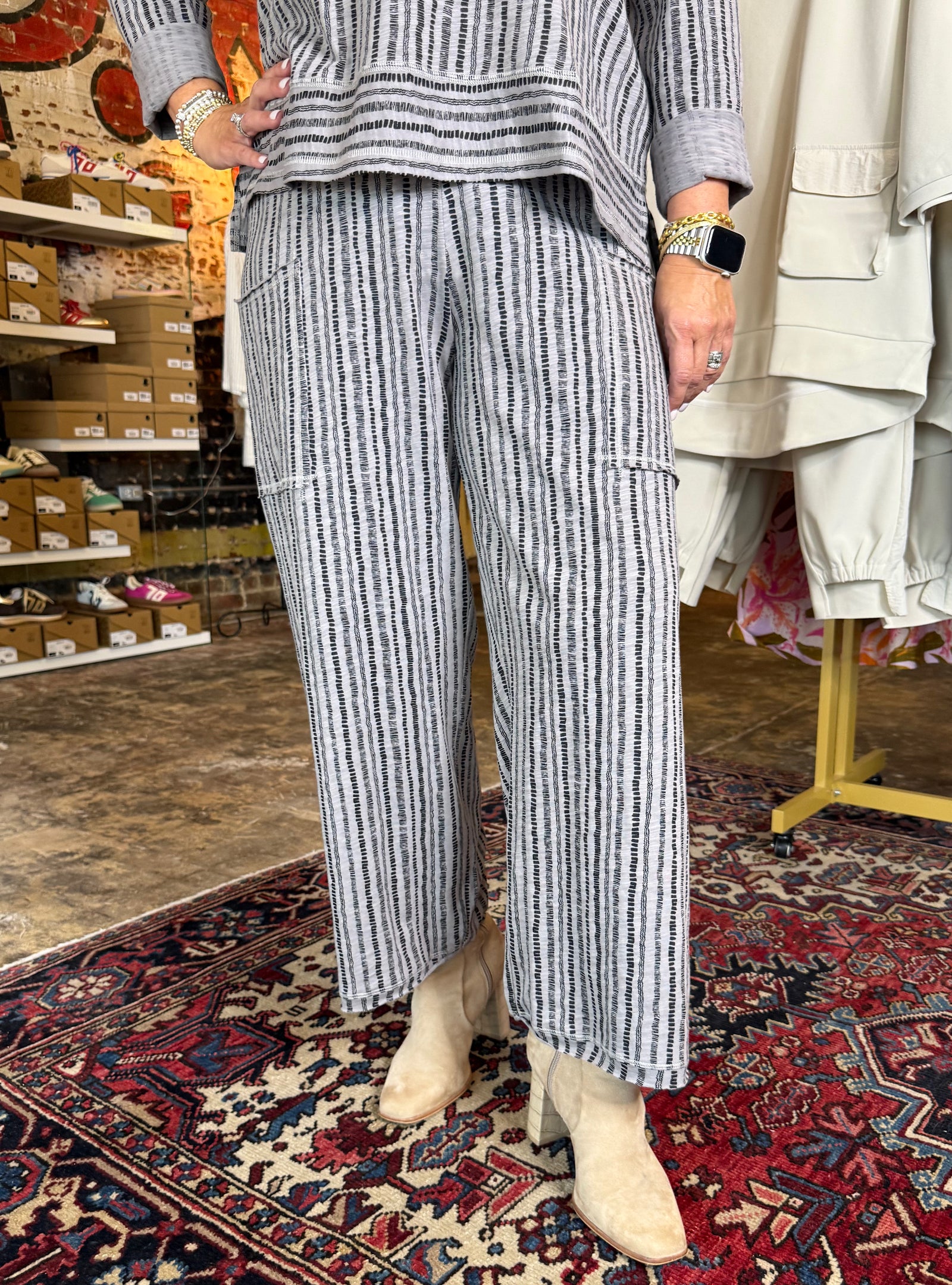 Escape By Habitat Fog Canyon Stripe Flood Pant