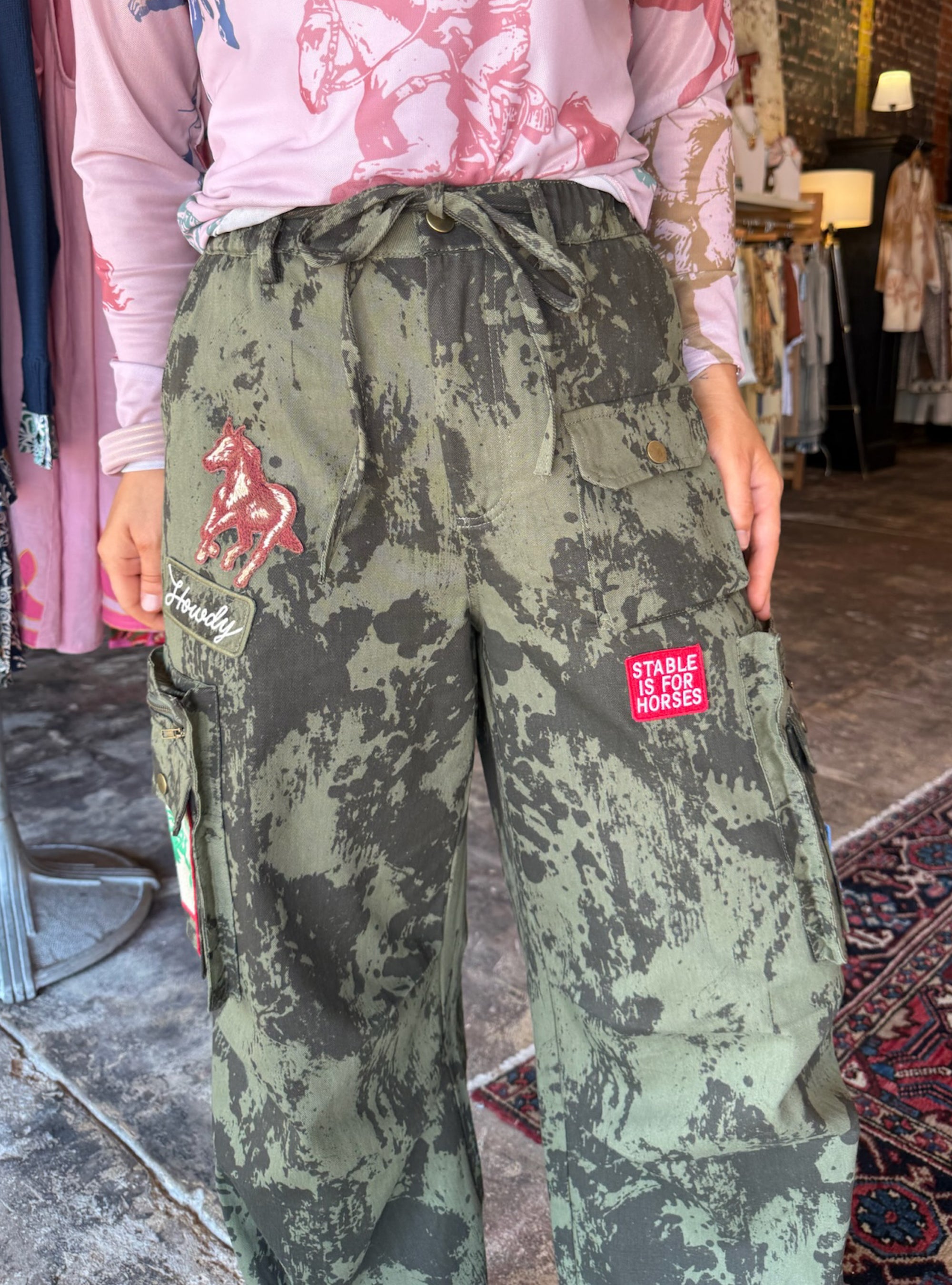 Saddle Up Cargo Pants