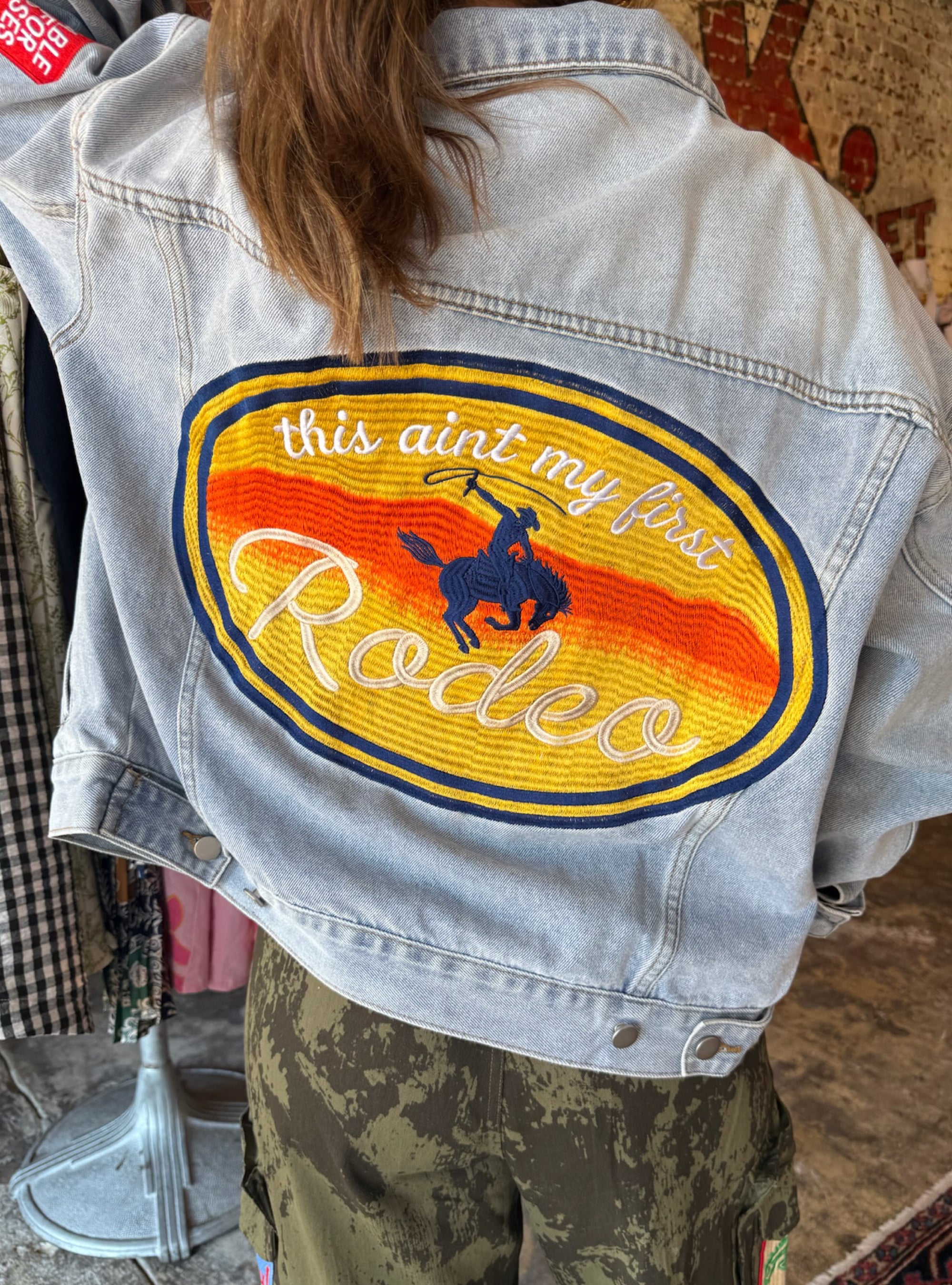 Not My First Rodeo Denim Jacket