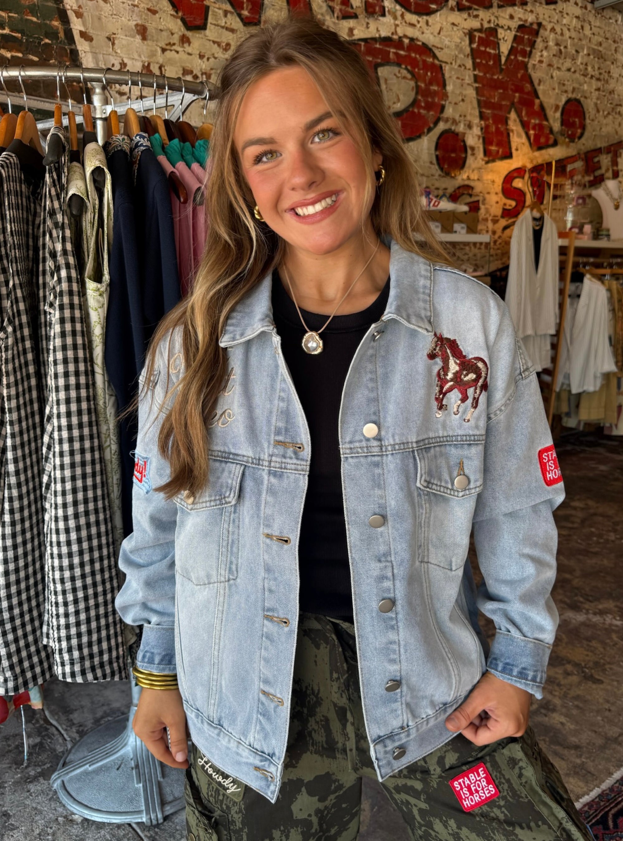 Not My First Rodeo Denim Jacket