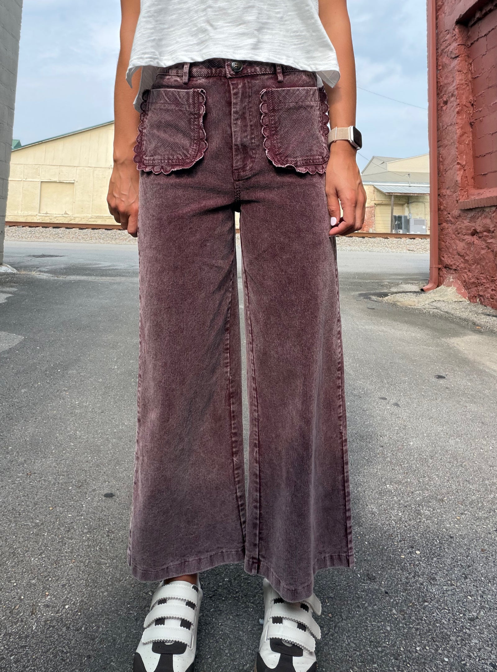 Cord-ially Yours Mulberry Pants
