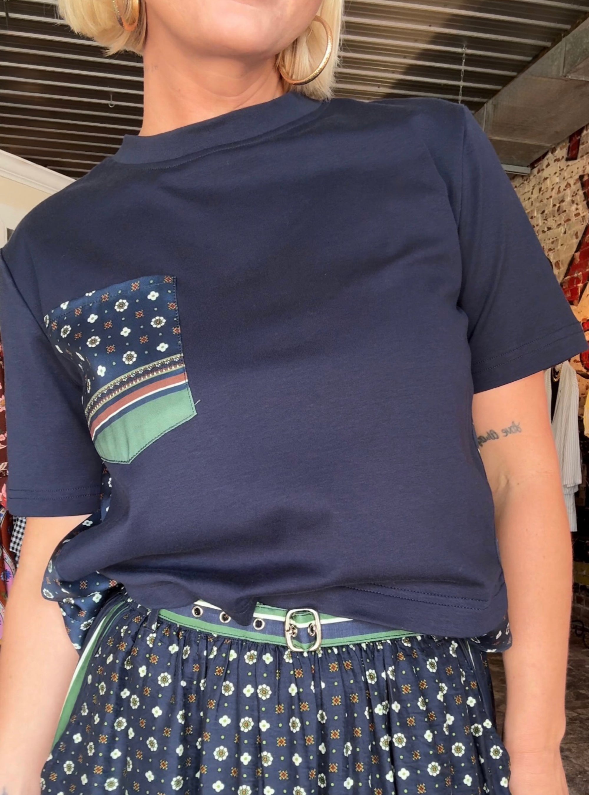Budding With Style Navy Matching Set