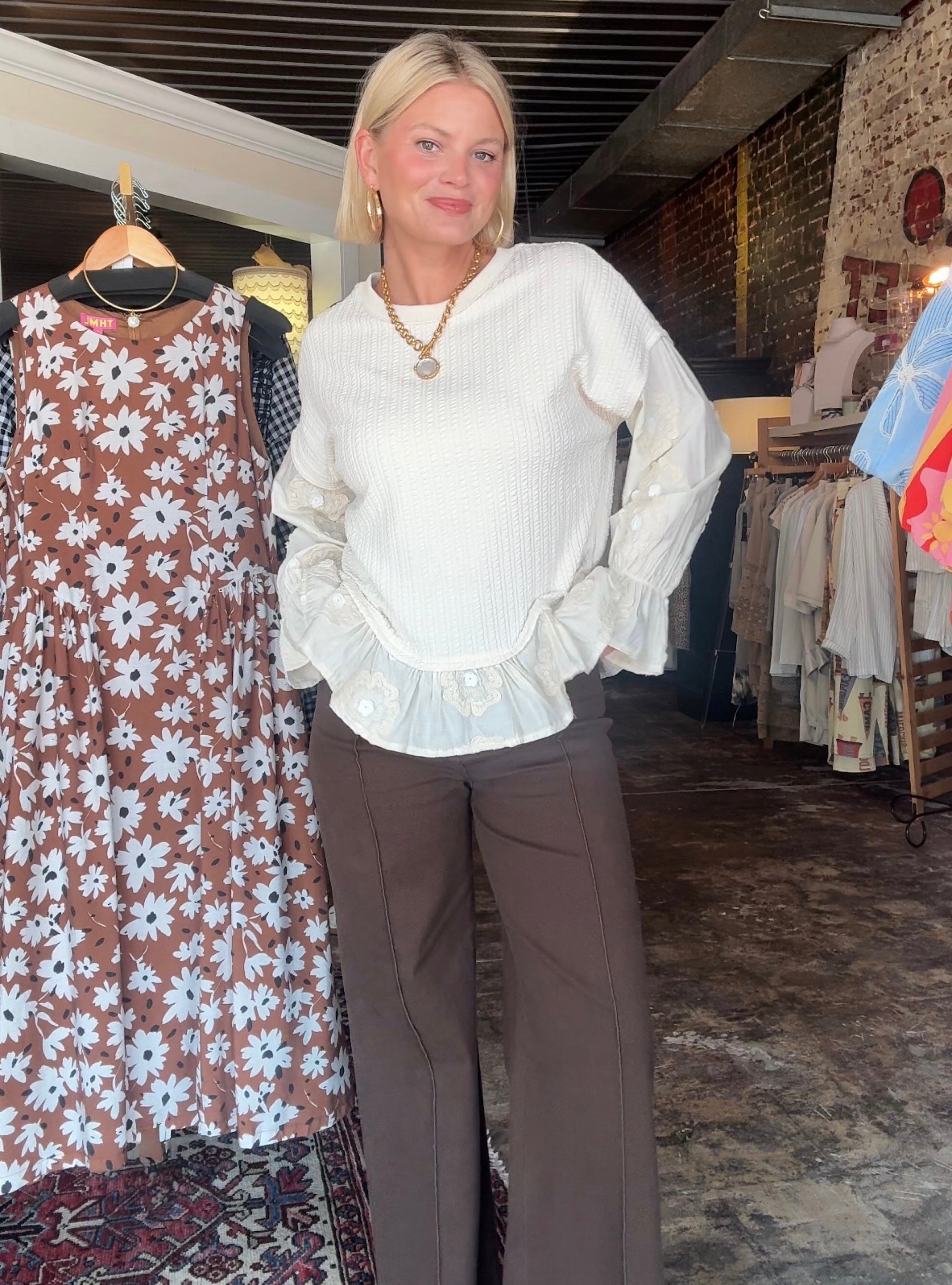 Ivory Keepsake Top