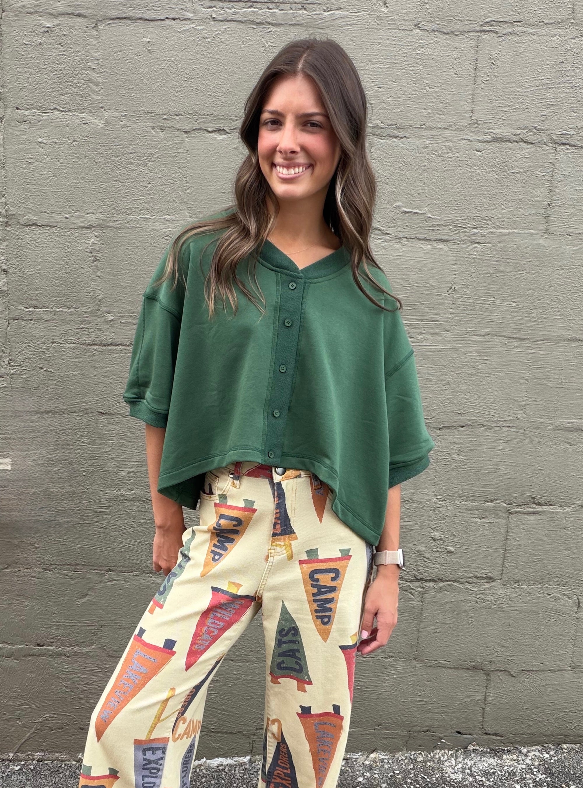 Simply Evergreen Top