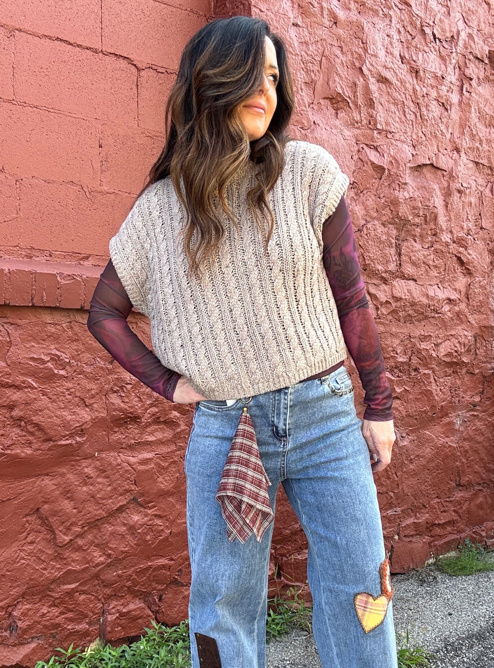 Effortless Cable Knit Top