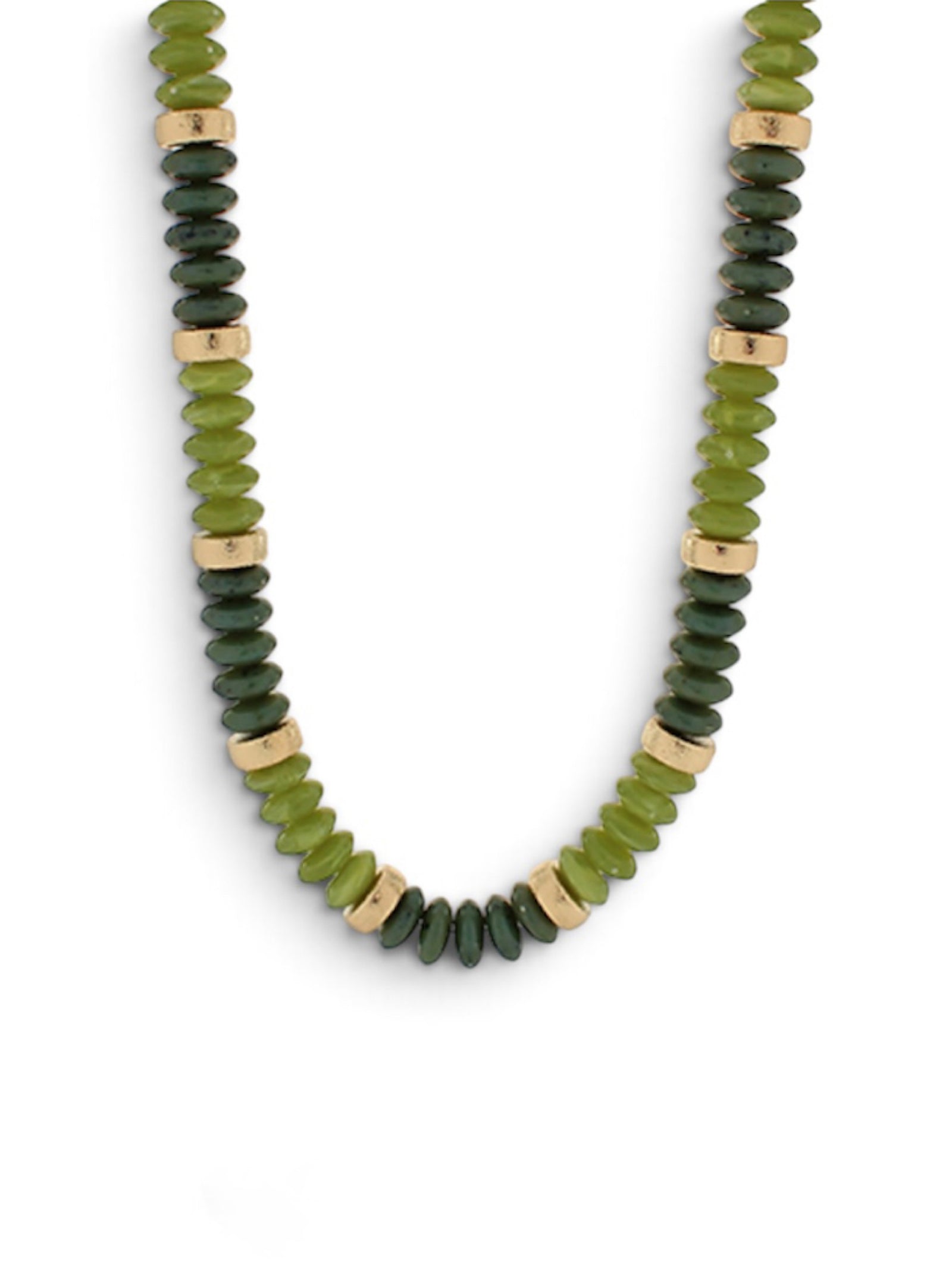 Bead The Envy of Everyone Necklace - Olive