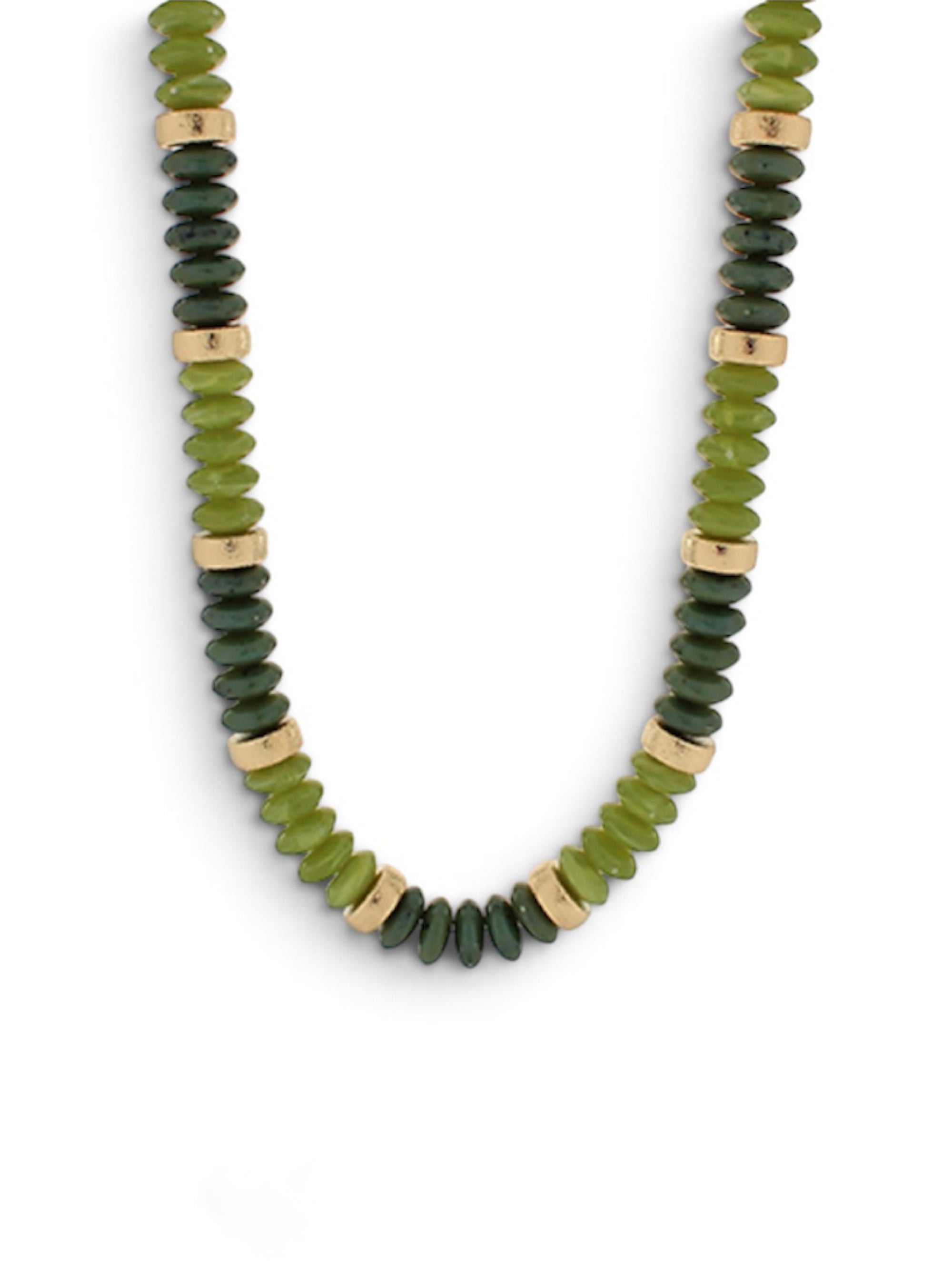 Bead The Envy of Everyone Necklace - Olive
