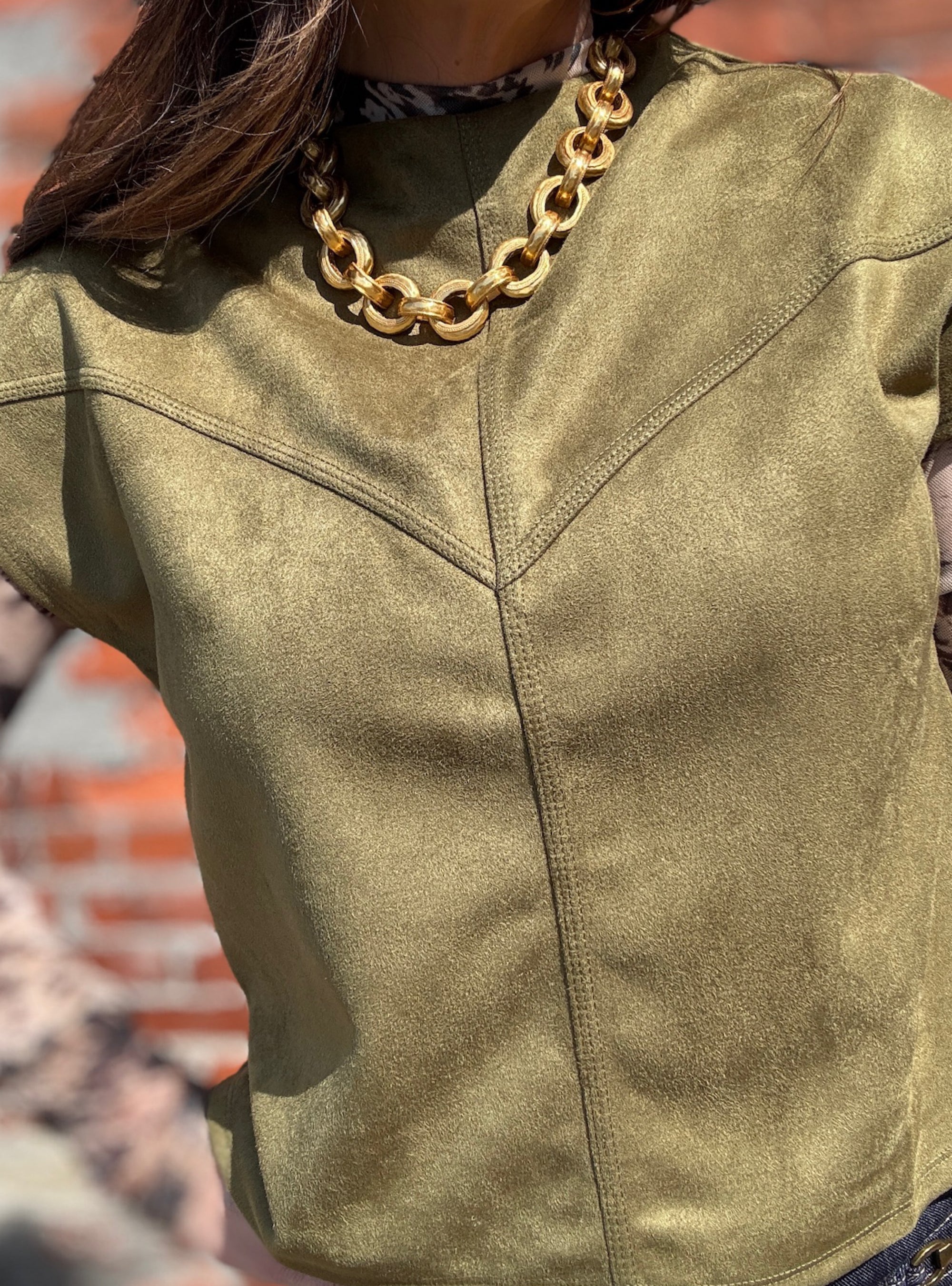 Olive You, Mean It Top