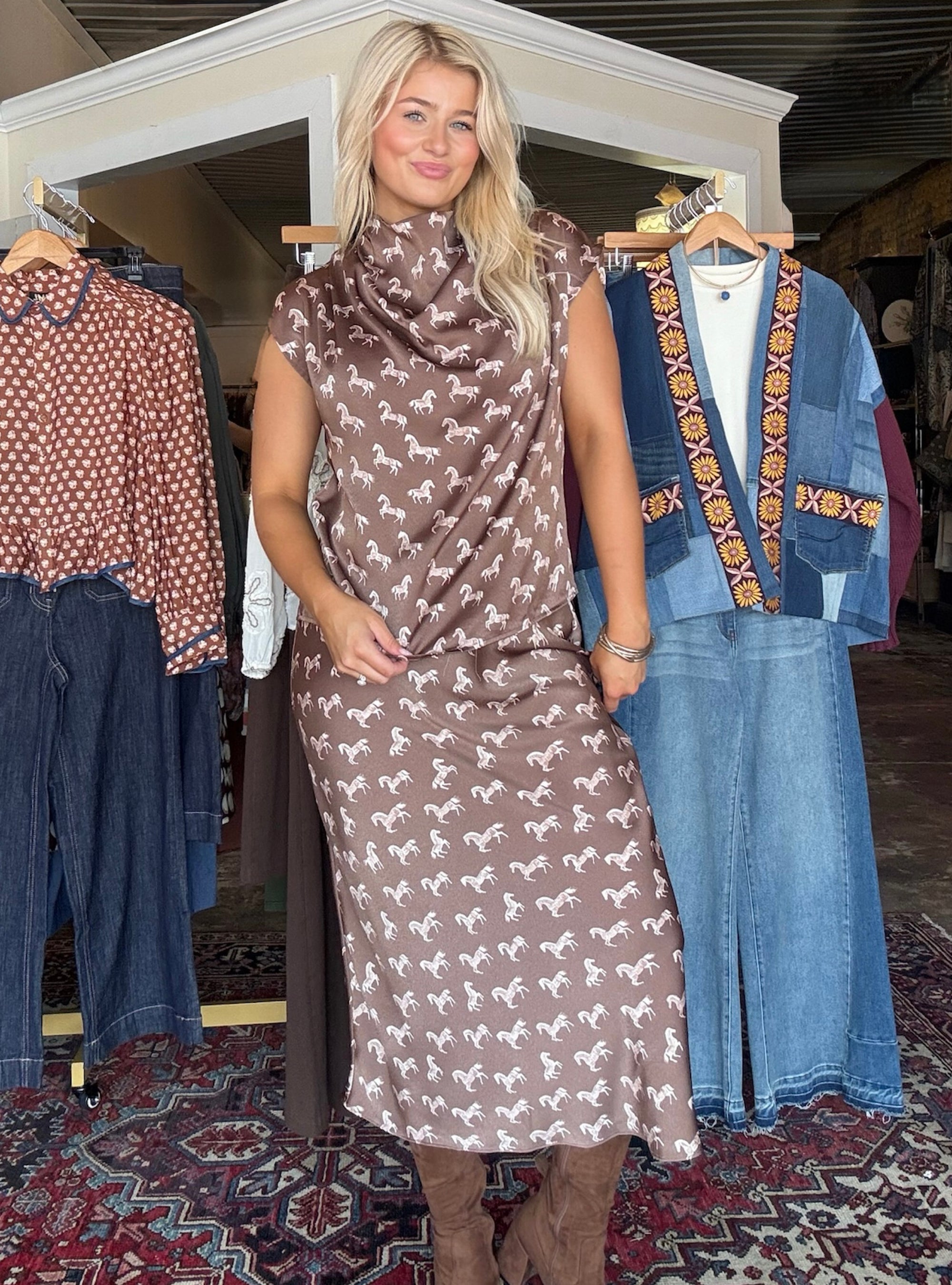 Unbridled Elegance Cowl Neck Top