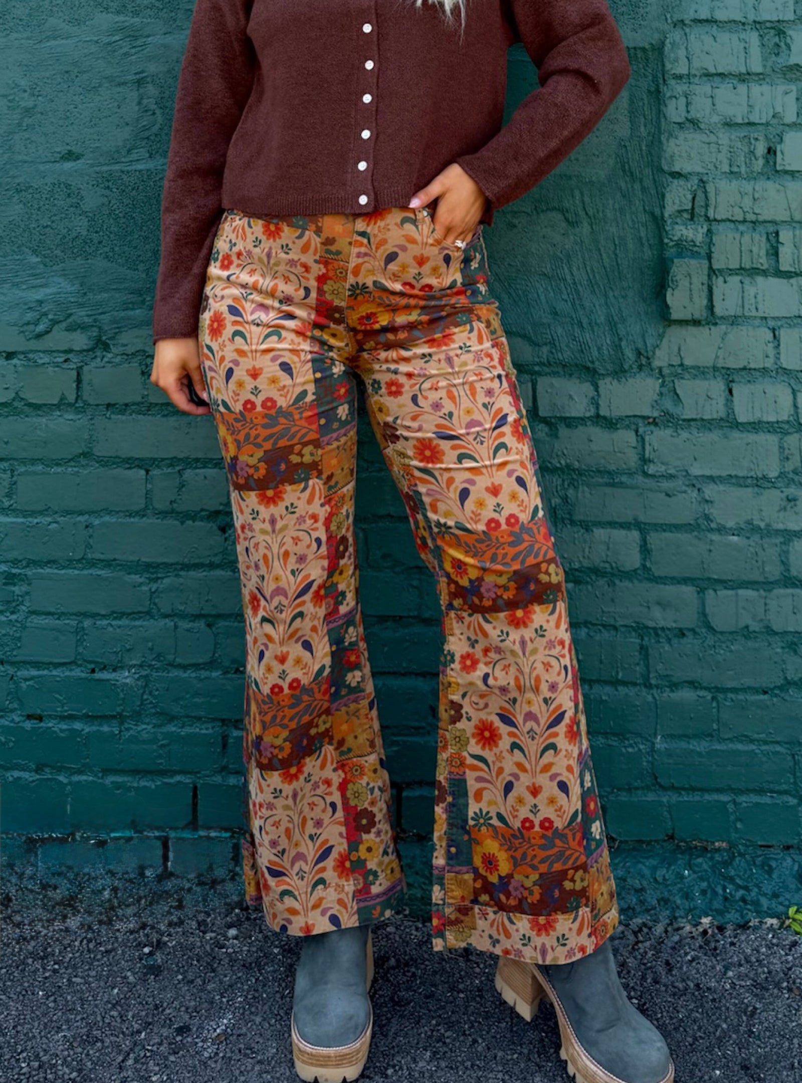 Groovy, Baby Printed Flare Pant