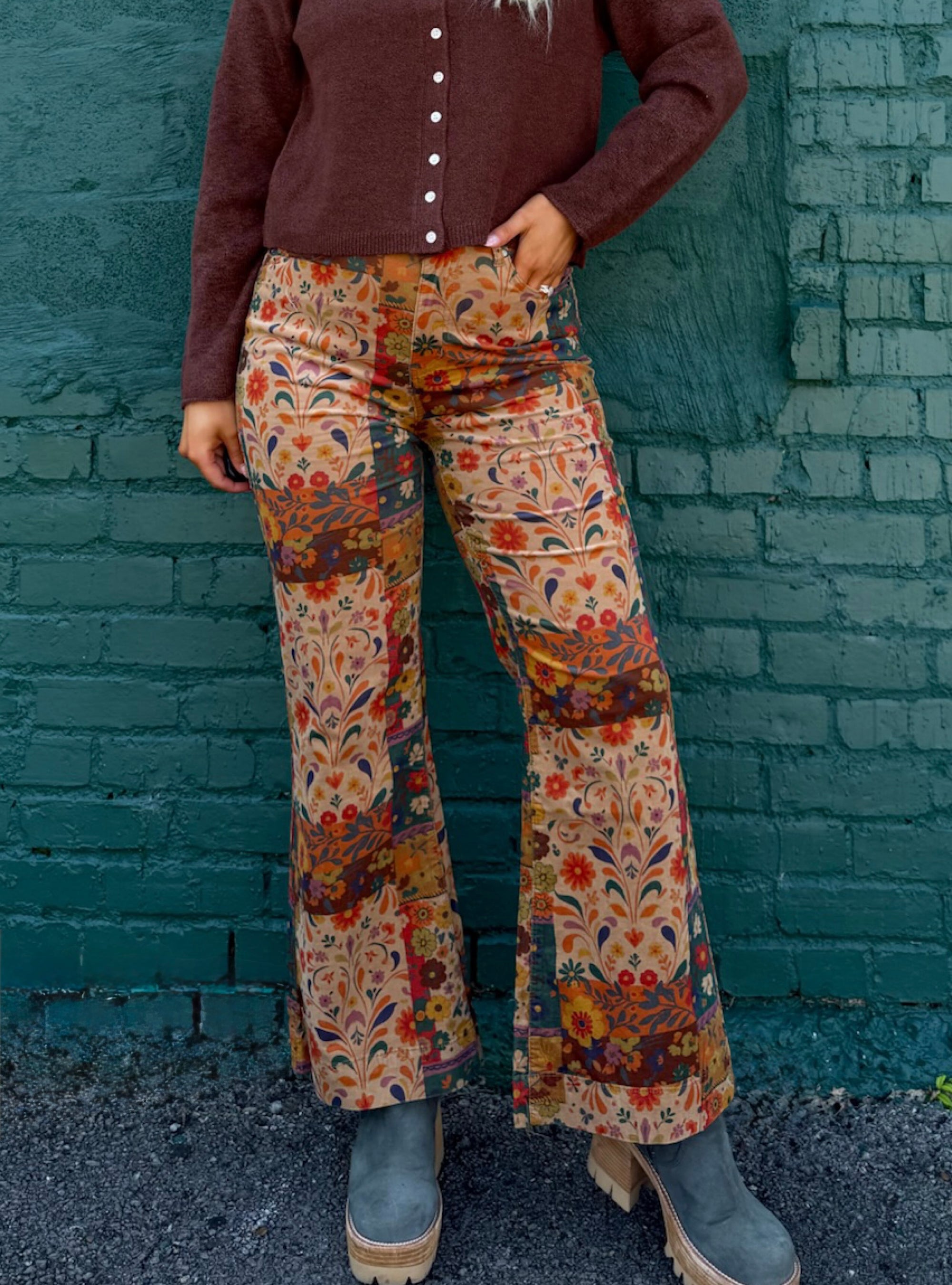 Groovy, Baby Printed Flare Pant