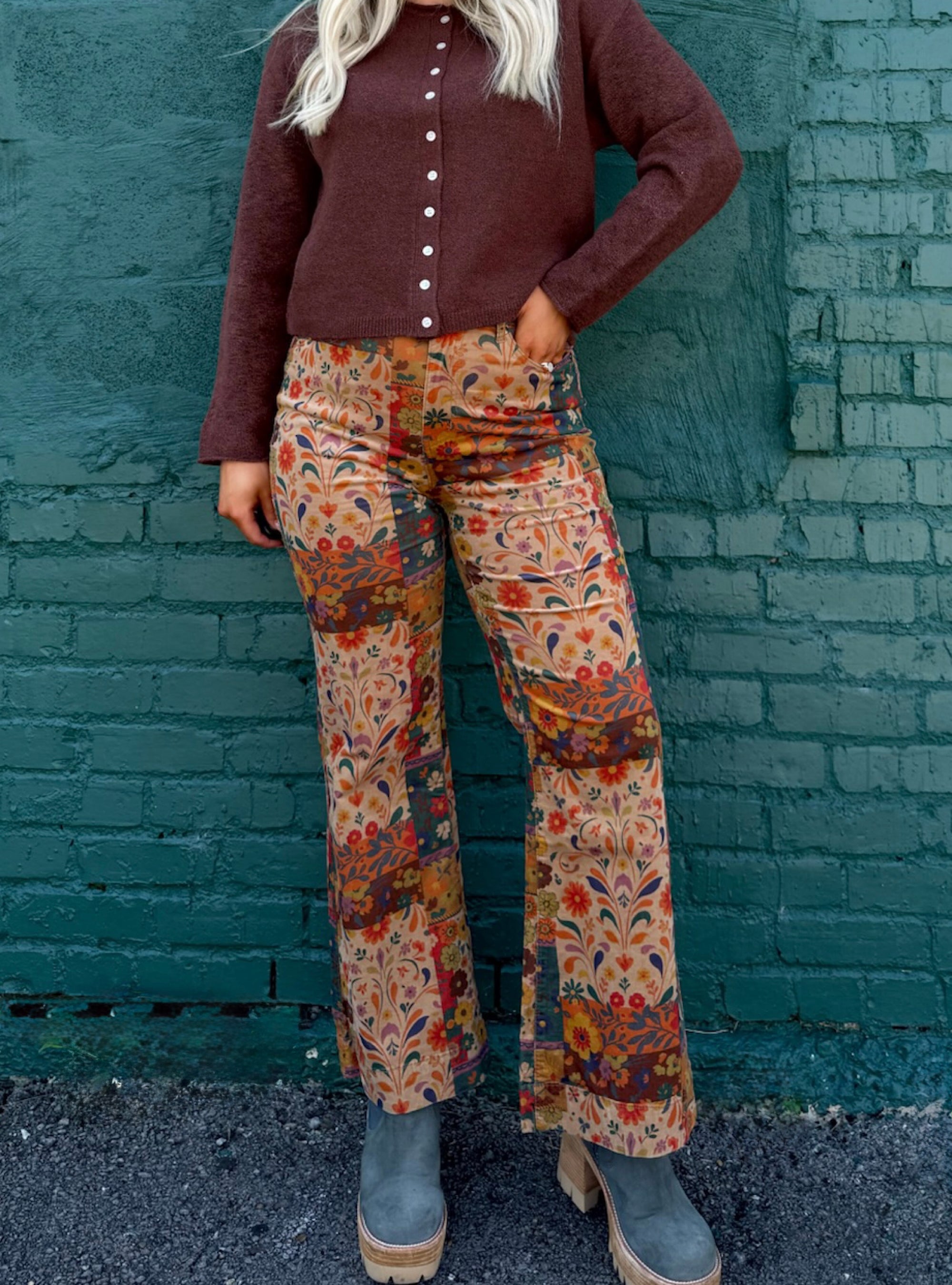 Groovy, Baby Printed Flare Pant