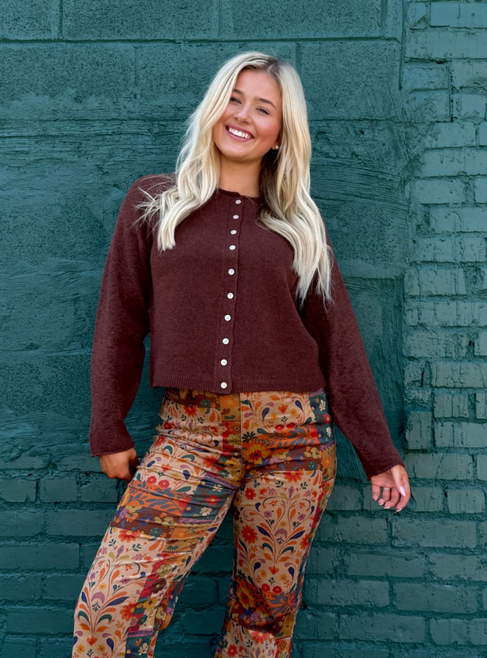Thread & Supply Mahogany Dover Cardigan