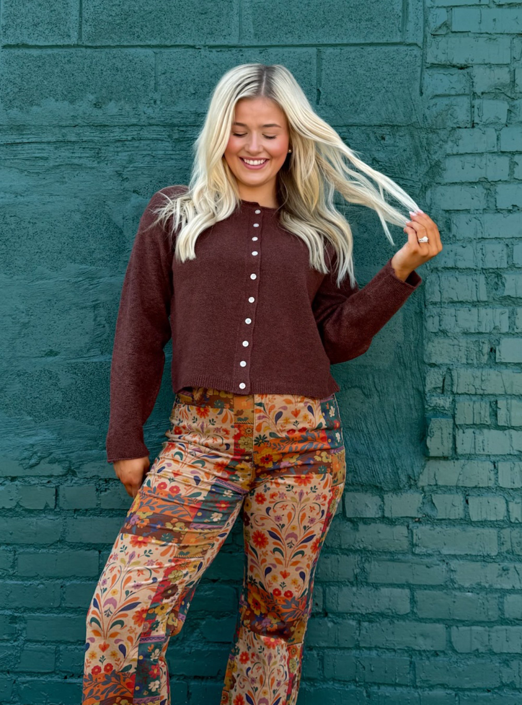 Thread &amp; Supply Mahogany Dover Cardigan