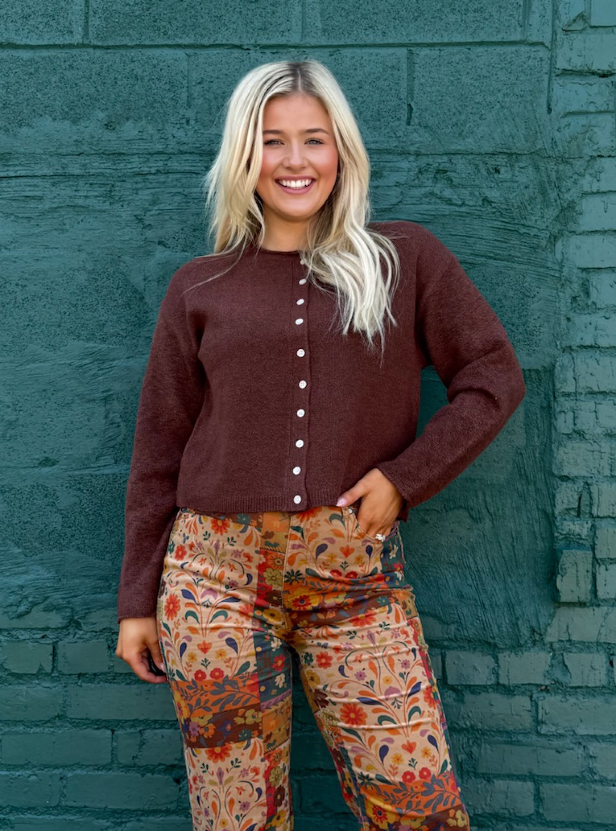 Thread &amp; Supply Mahogany Dover Cardigan