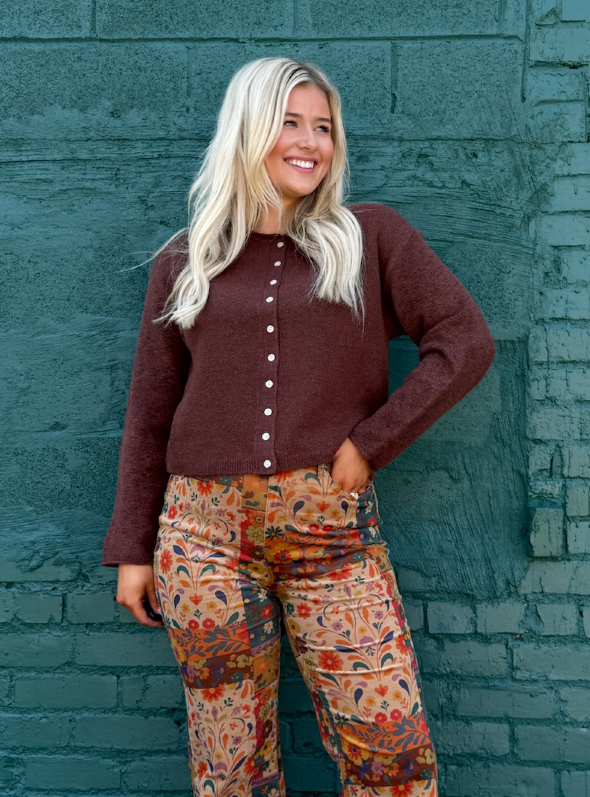 Thread &amp; Supply Mahogany Dover Cardigan