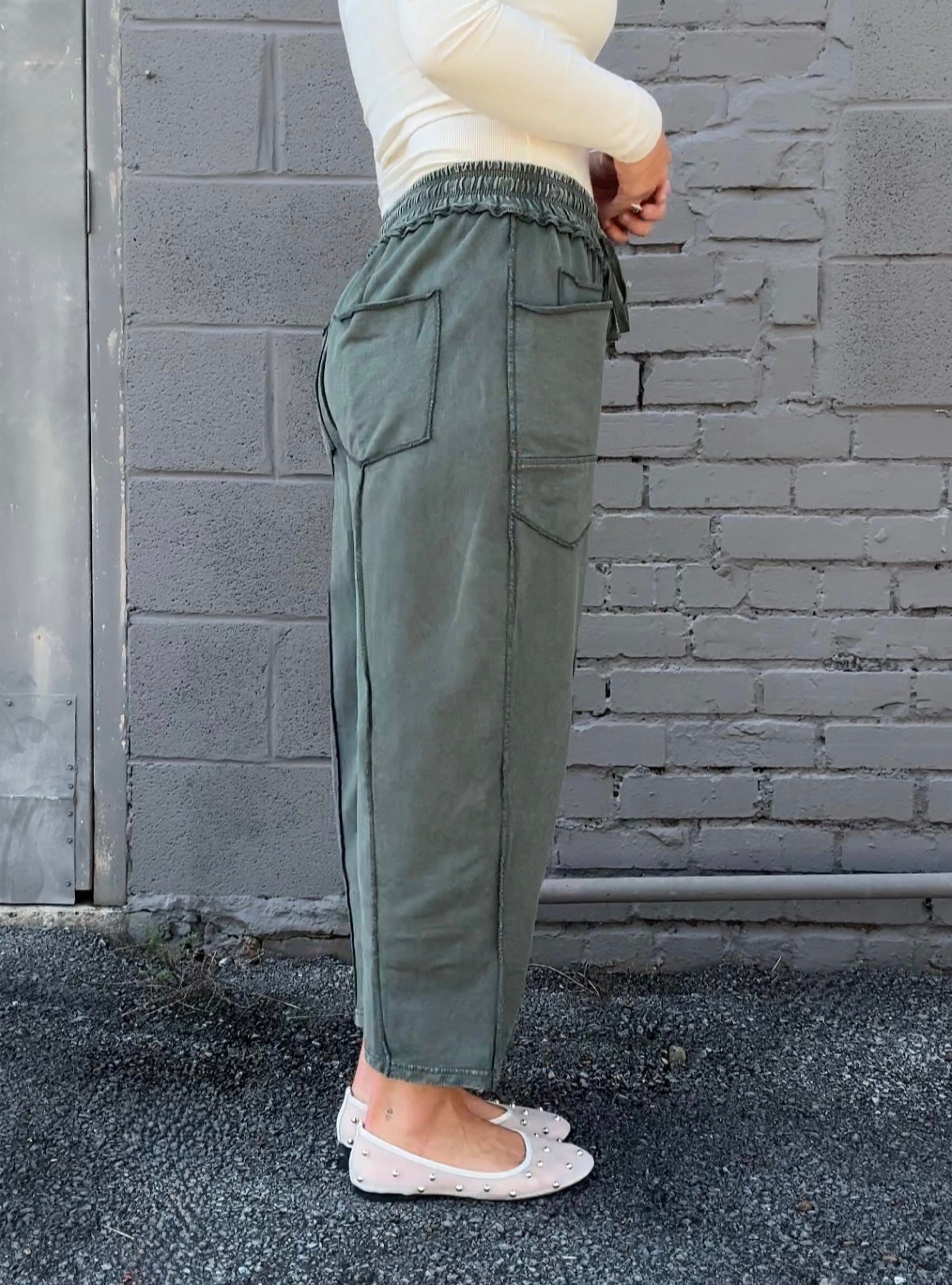 Pine &amp; Dandy Mineral Wash Knit Pant