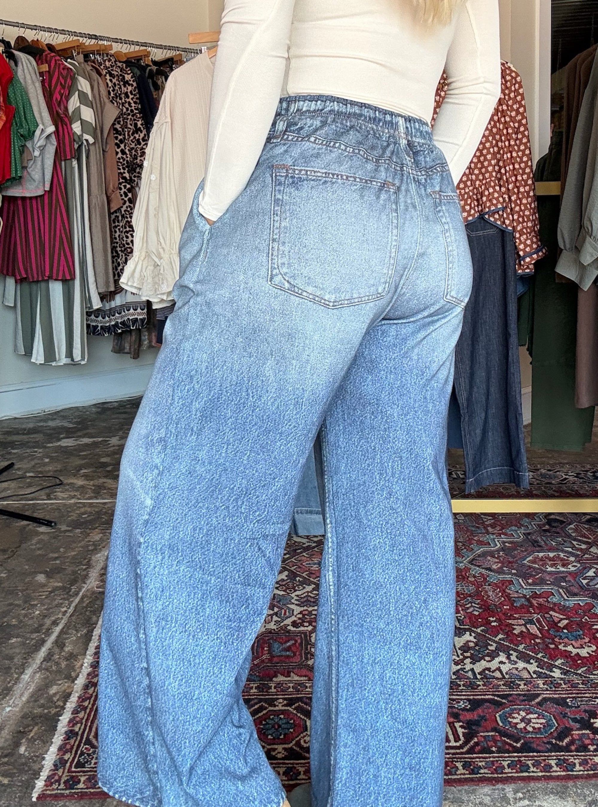 Denim Made Easy French Terry Pant