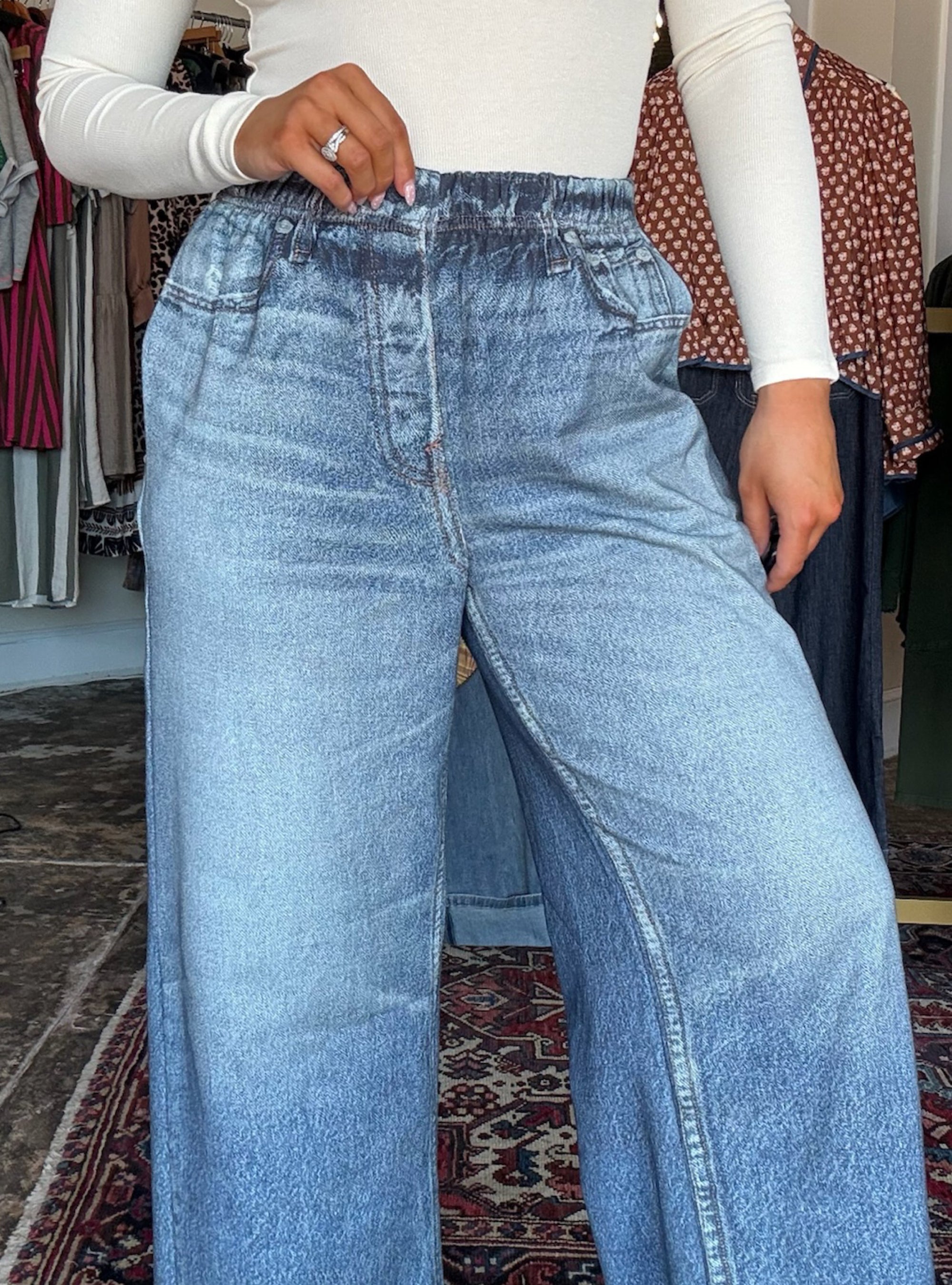 Denim Made Easy French Terry Pant