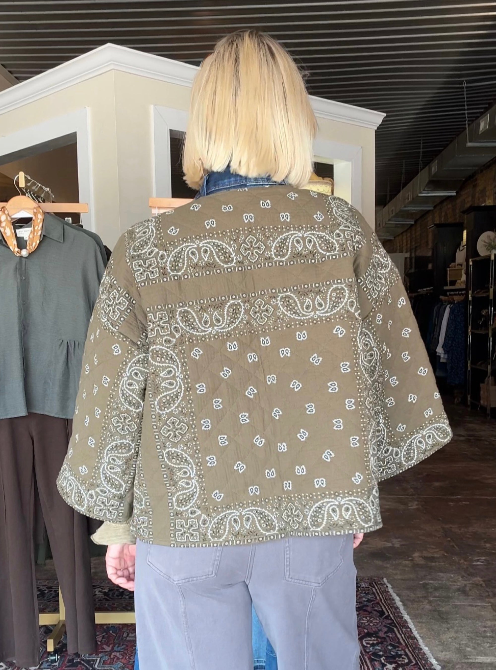 Shannon Passero Kai One Size Kimono - Olive