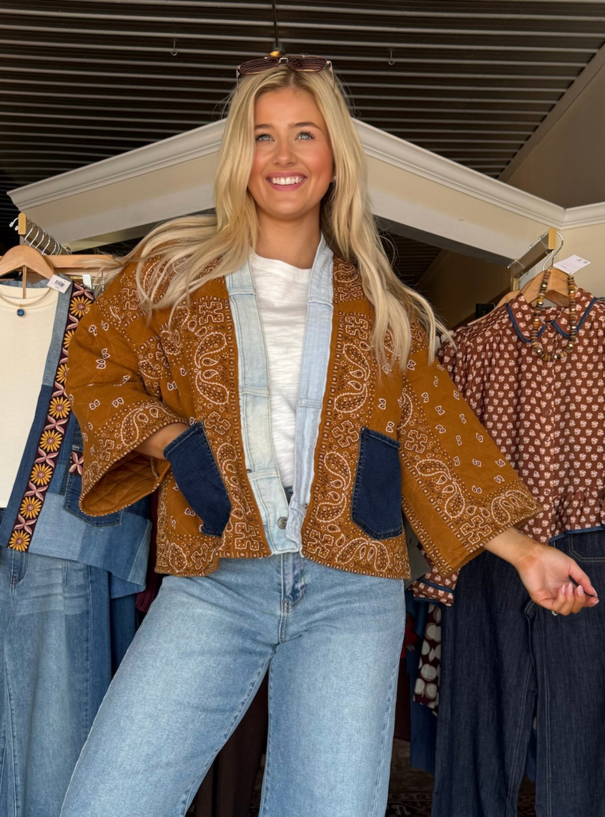 Shannon Passero Kai One Size Kimono - Camel