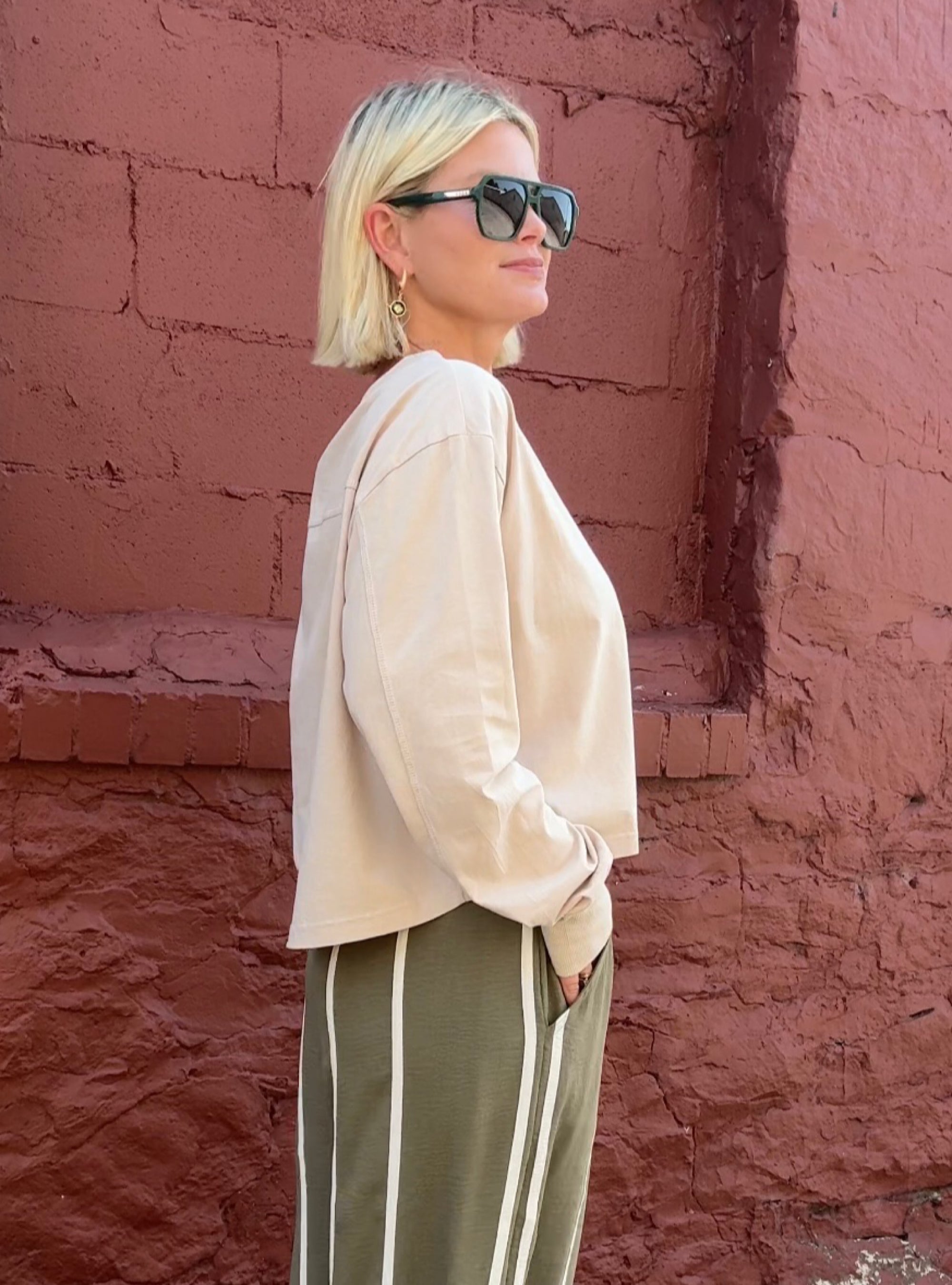 Crème De La Crème Oversized Top