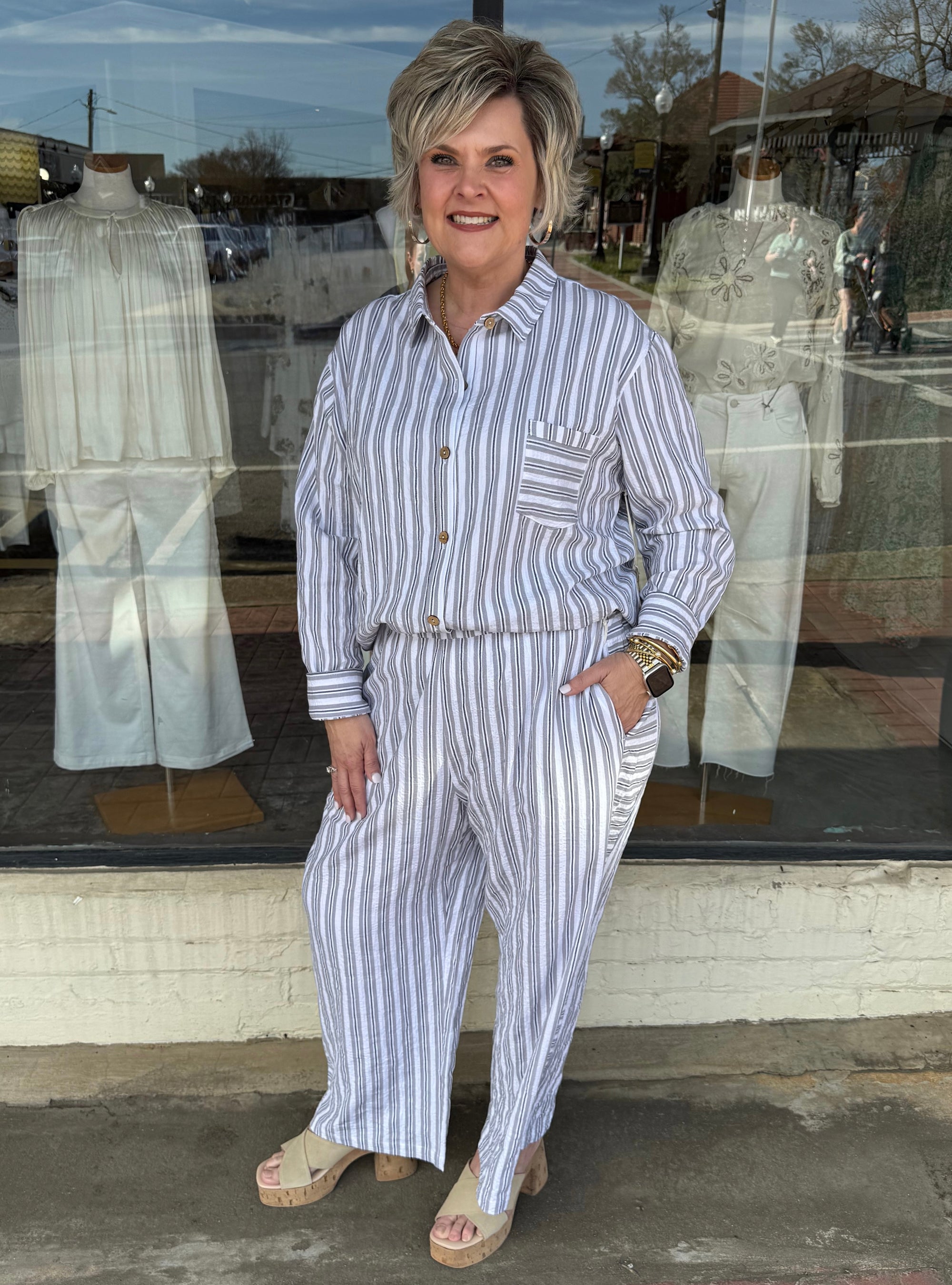 Escape by Habitat Stripe Fog Flood Pant