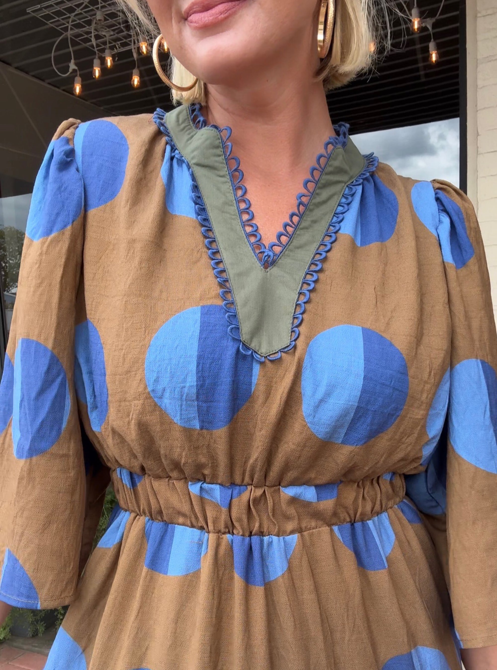 Fall In Full Circle Midi Dress