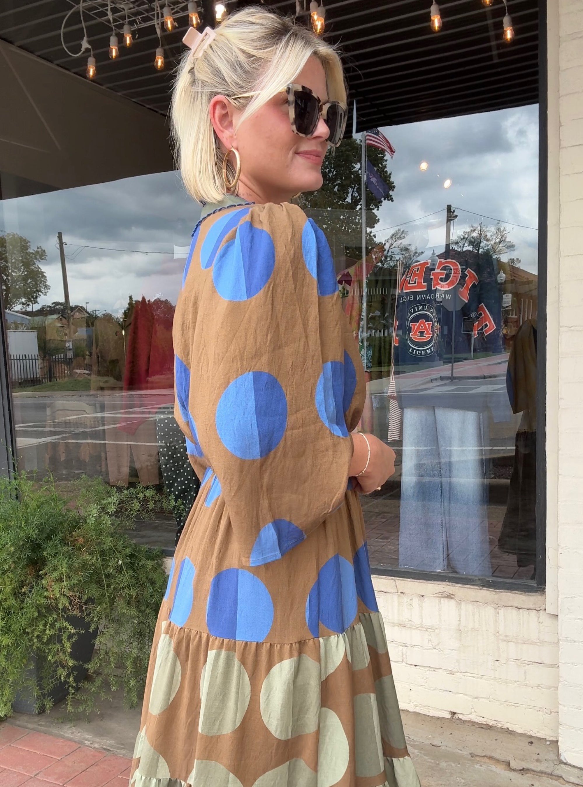 Fall In Full Circle Midi Dress