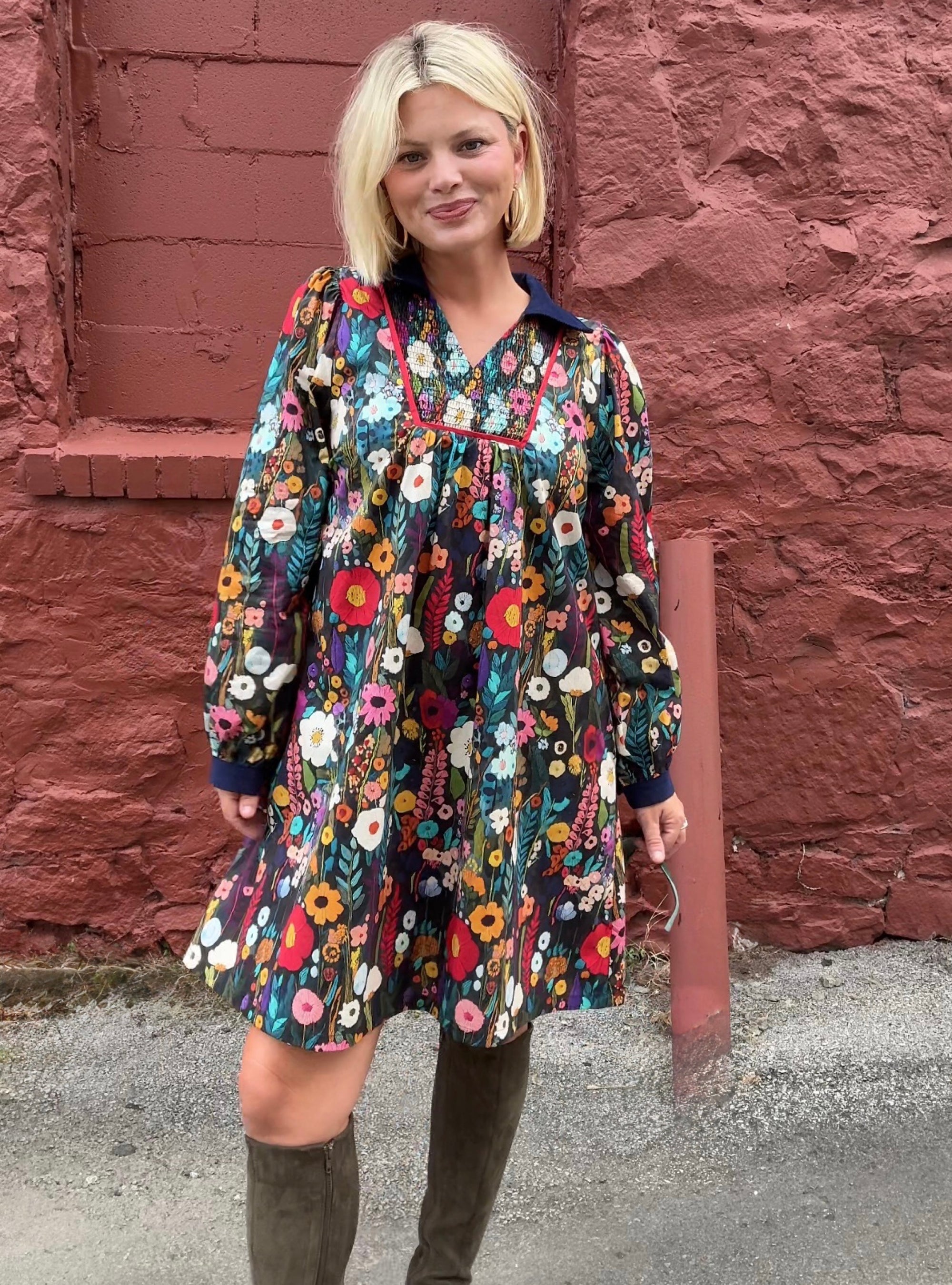 Floral State of Mind Babydoll Dress