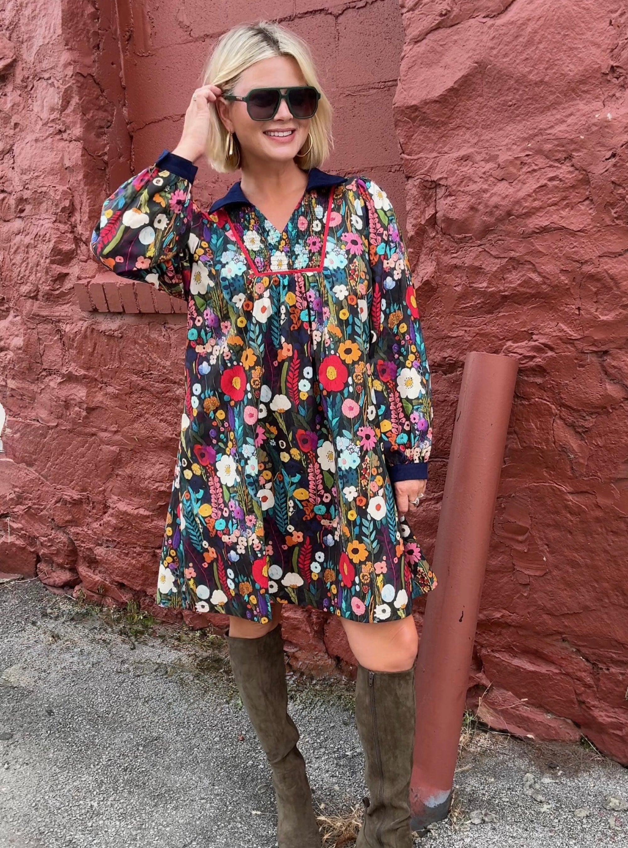 Floral State of Mind Babydoll Dress