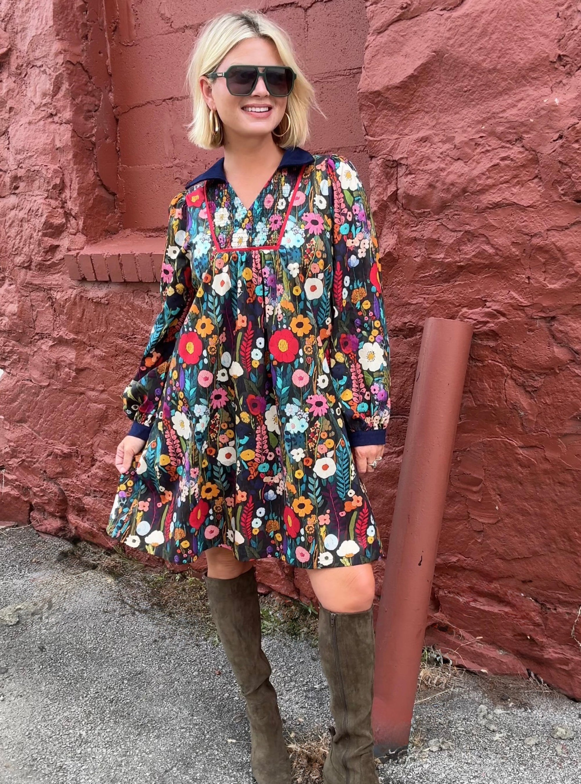 Floral State of Mind Babydoll Dress