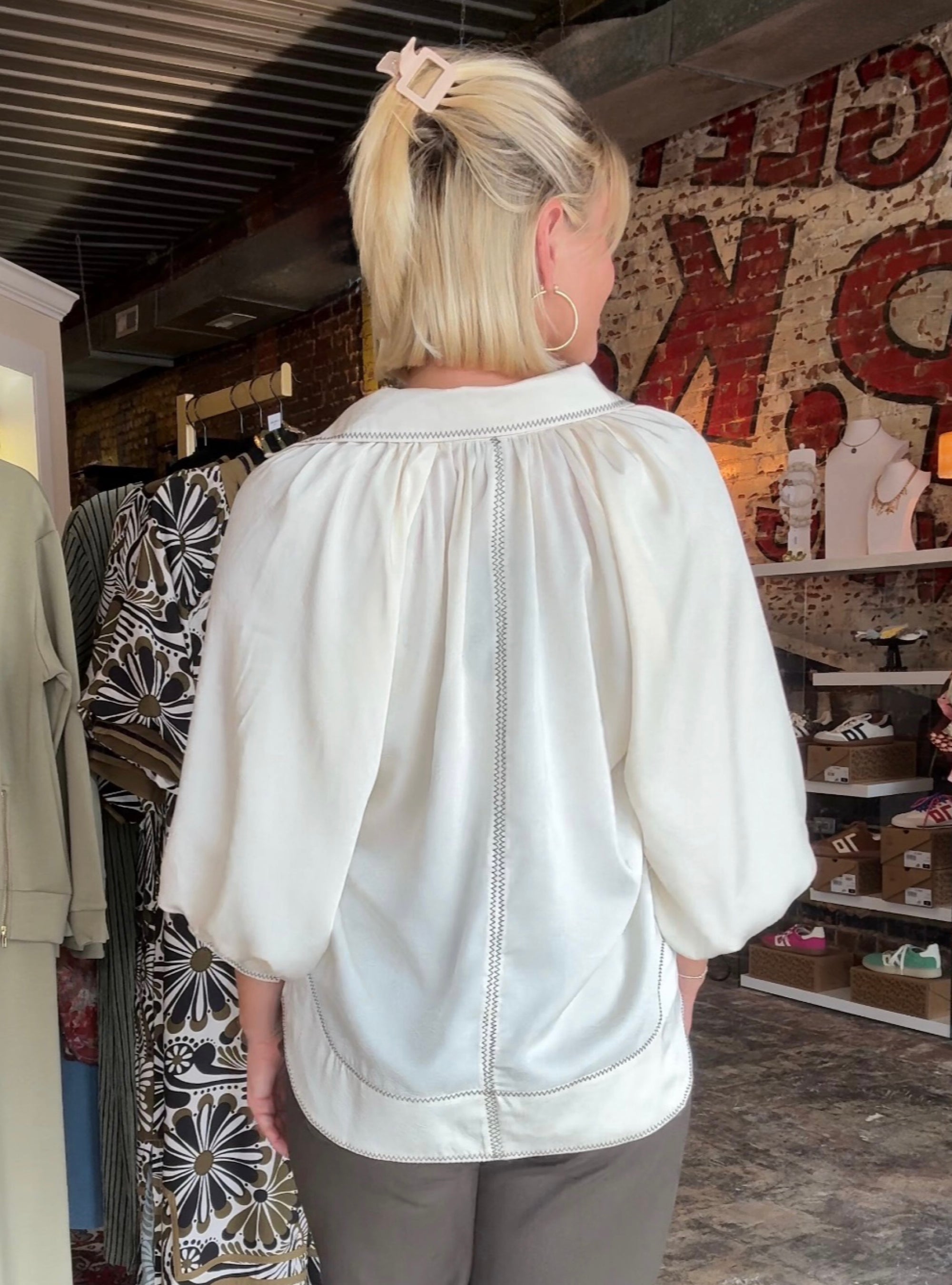 The Details Have Us In Stitches Top